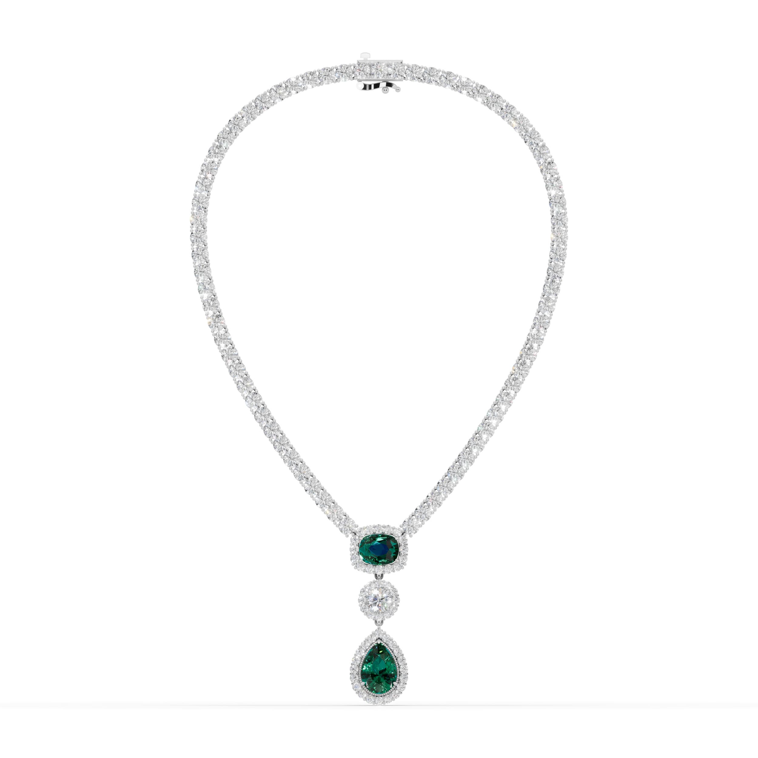 Isabeau Cushion Statement Necklace