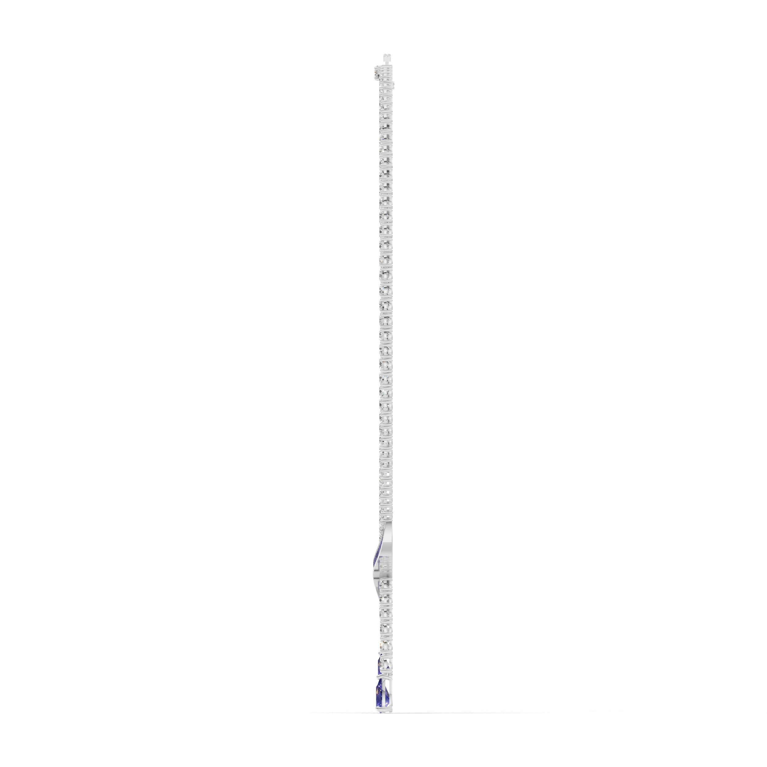 Galene Sapphire Line Necklace