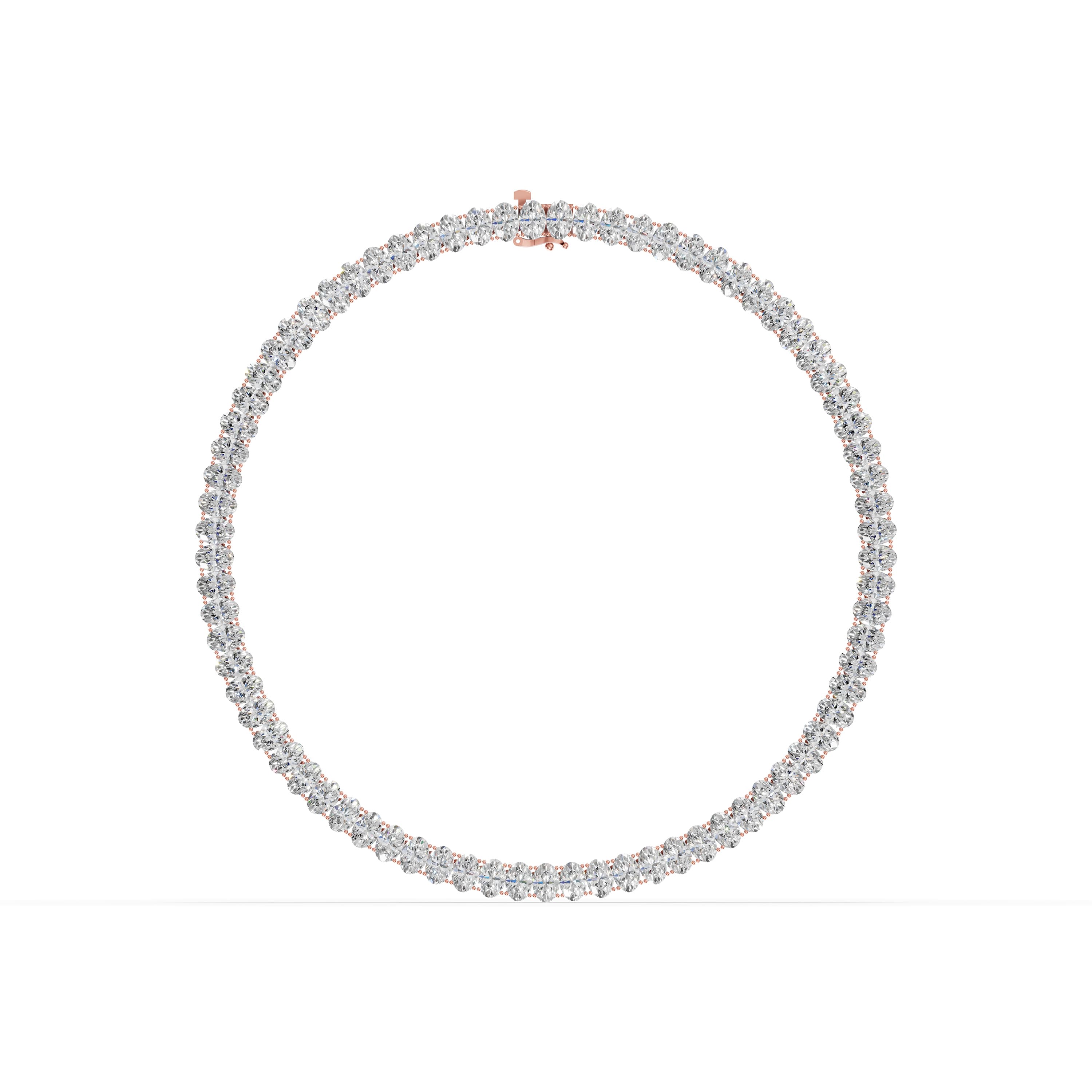 Cassara Oval Riviere Necklace