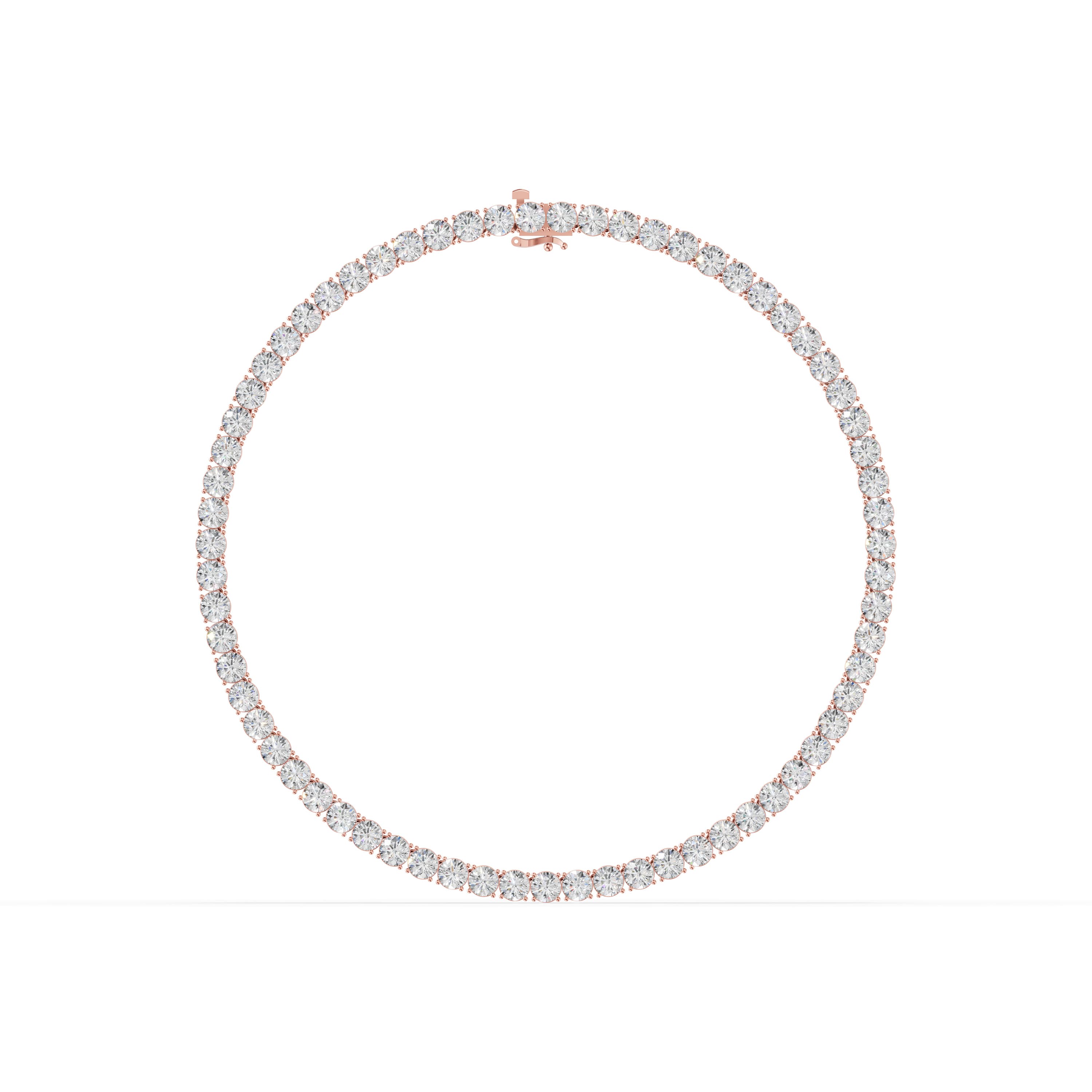 Corwin Round Riviere Necklace