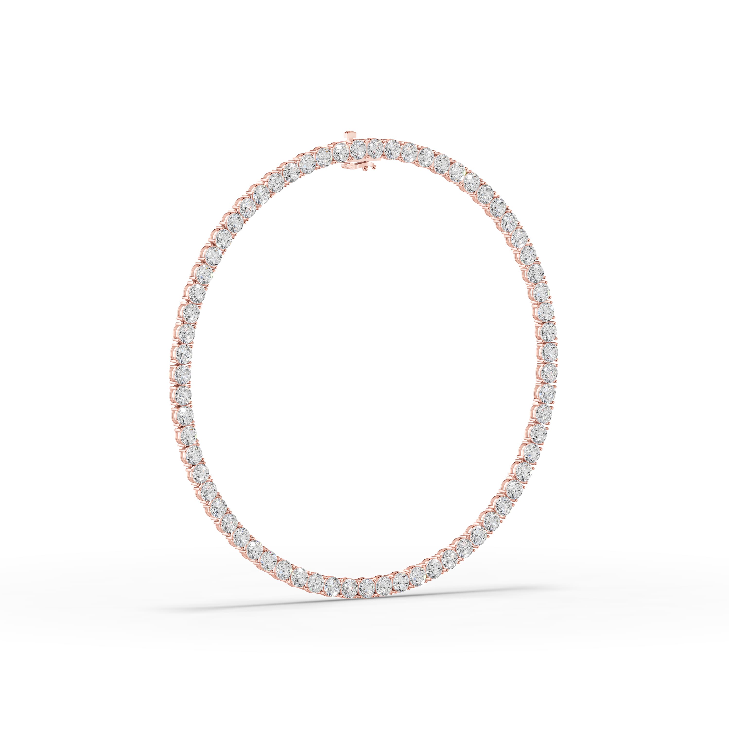 Corwin Round Riviere Necklace
