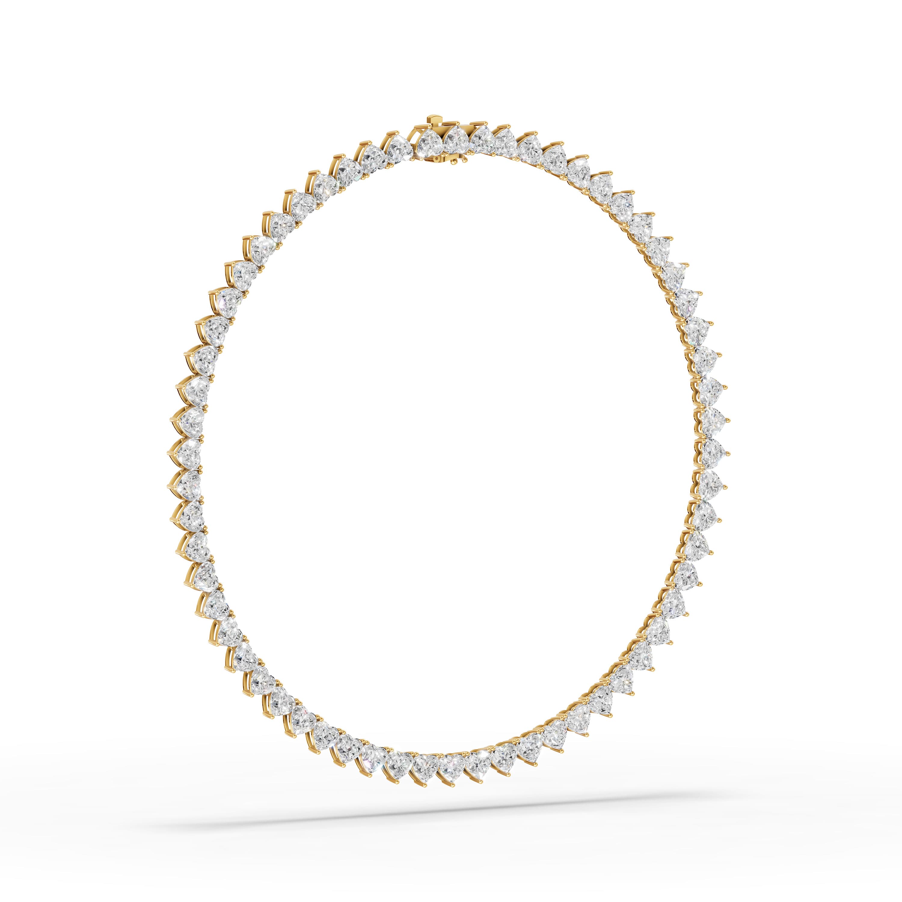 Gala Heart Tennis Necklace
