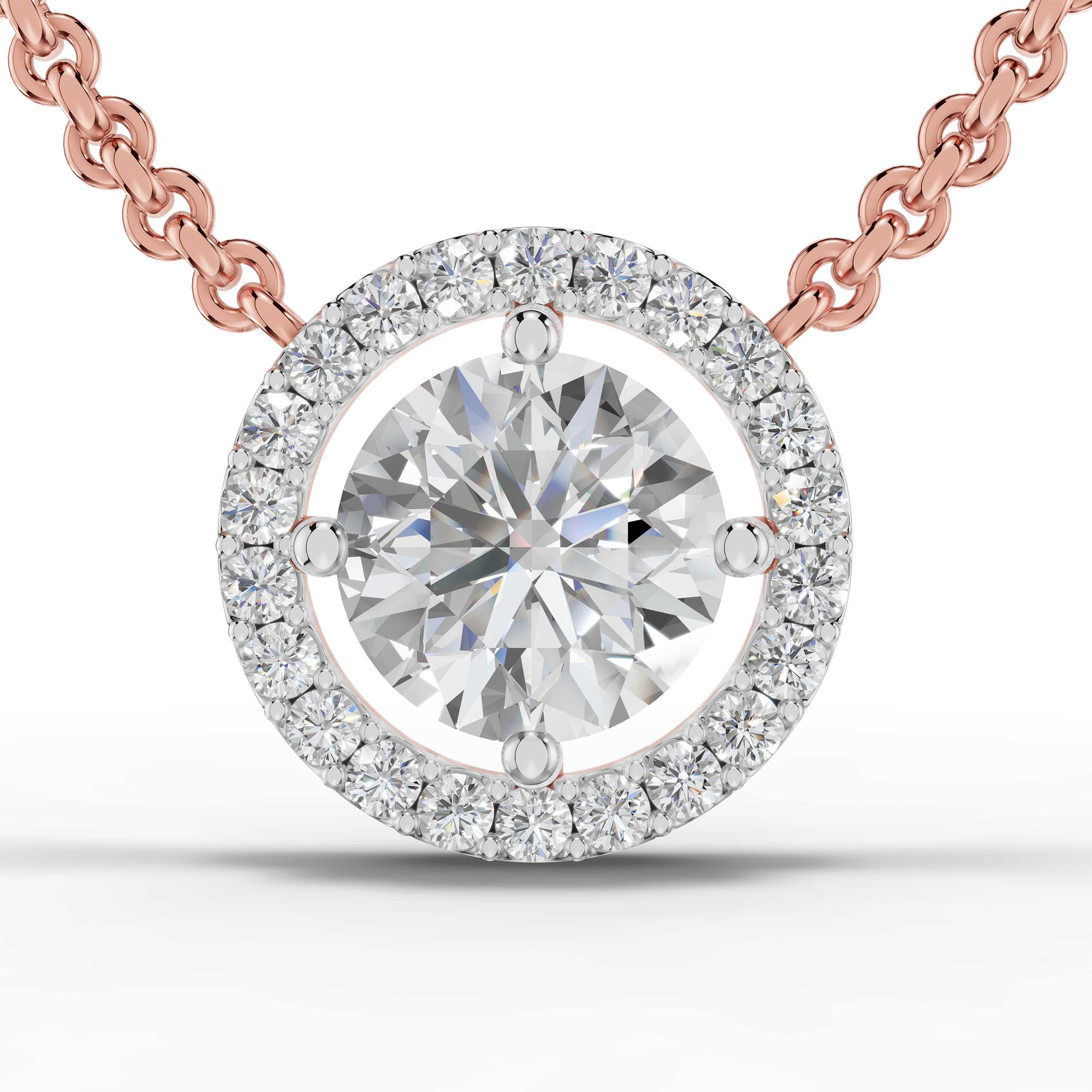 Token Round Cluster Pendant
