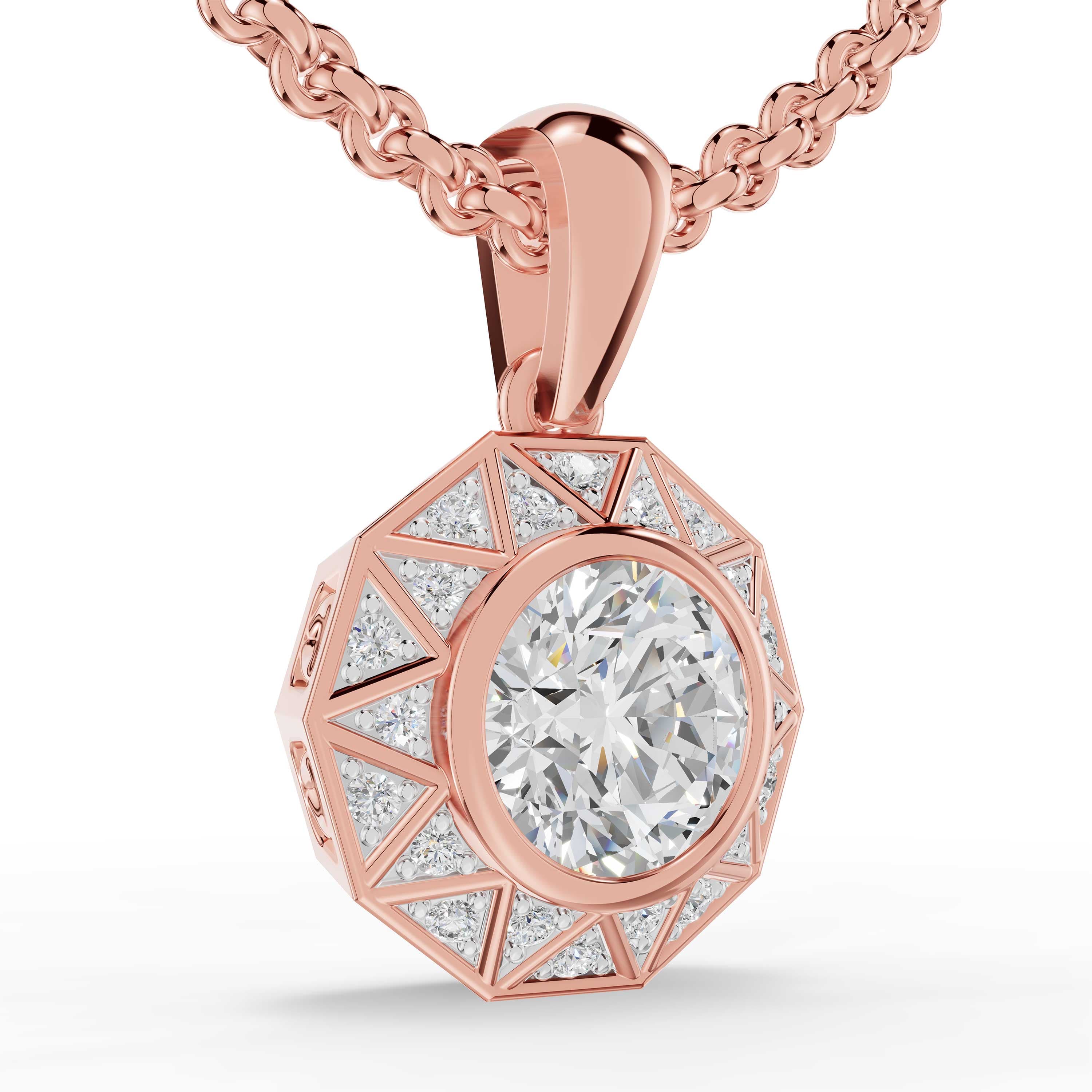 Sweet Note Round Pendant