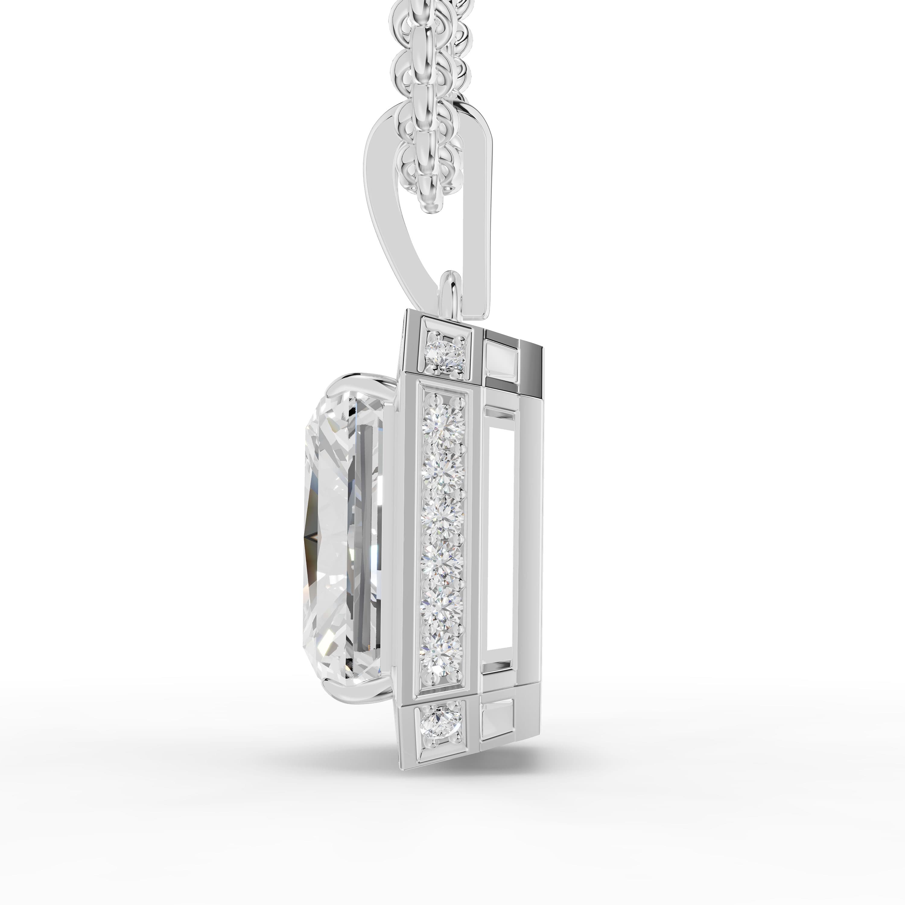 Serif Radiant Halo Pendant