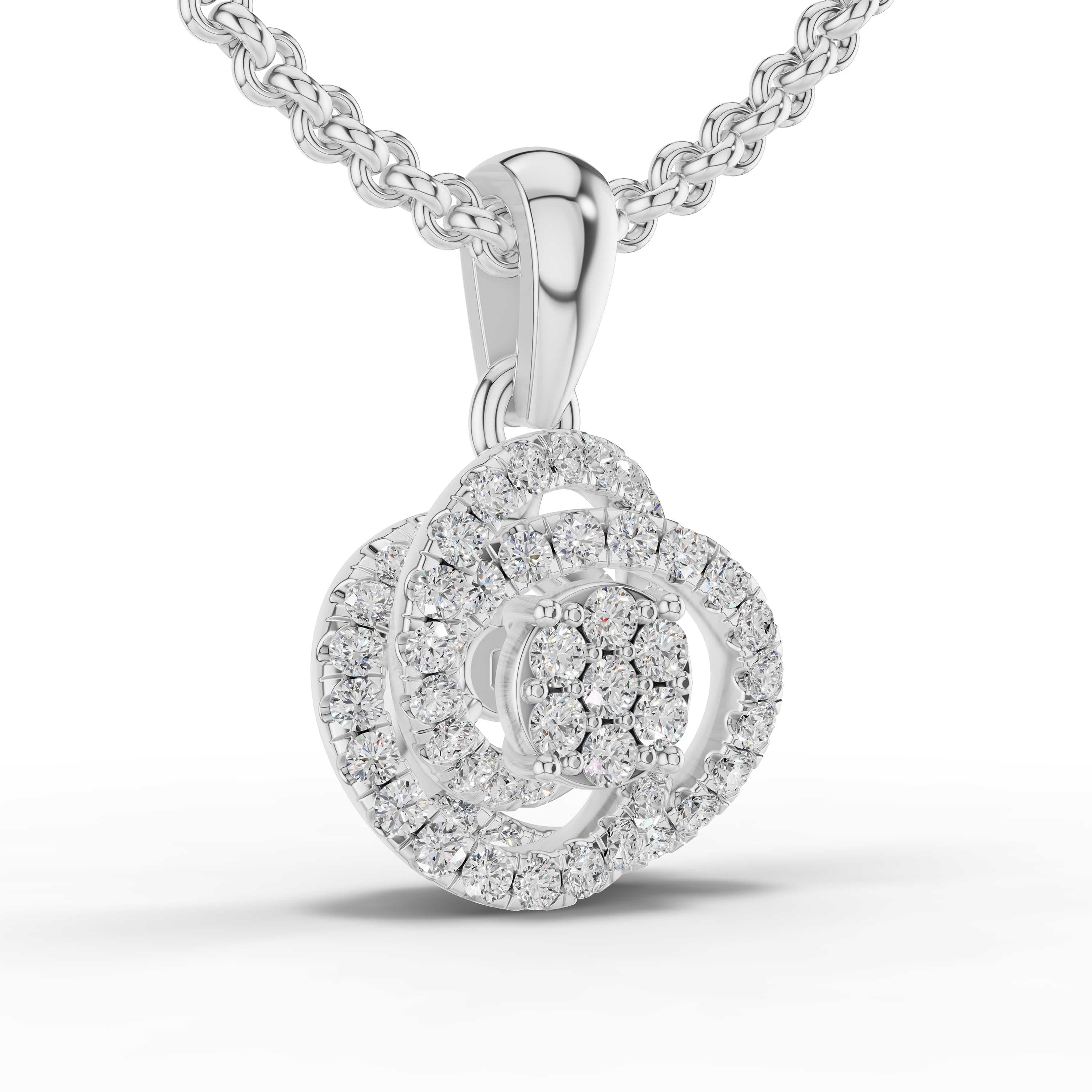 Dew Round Cluster Pendant