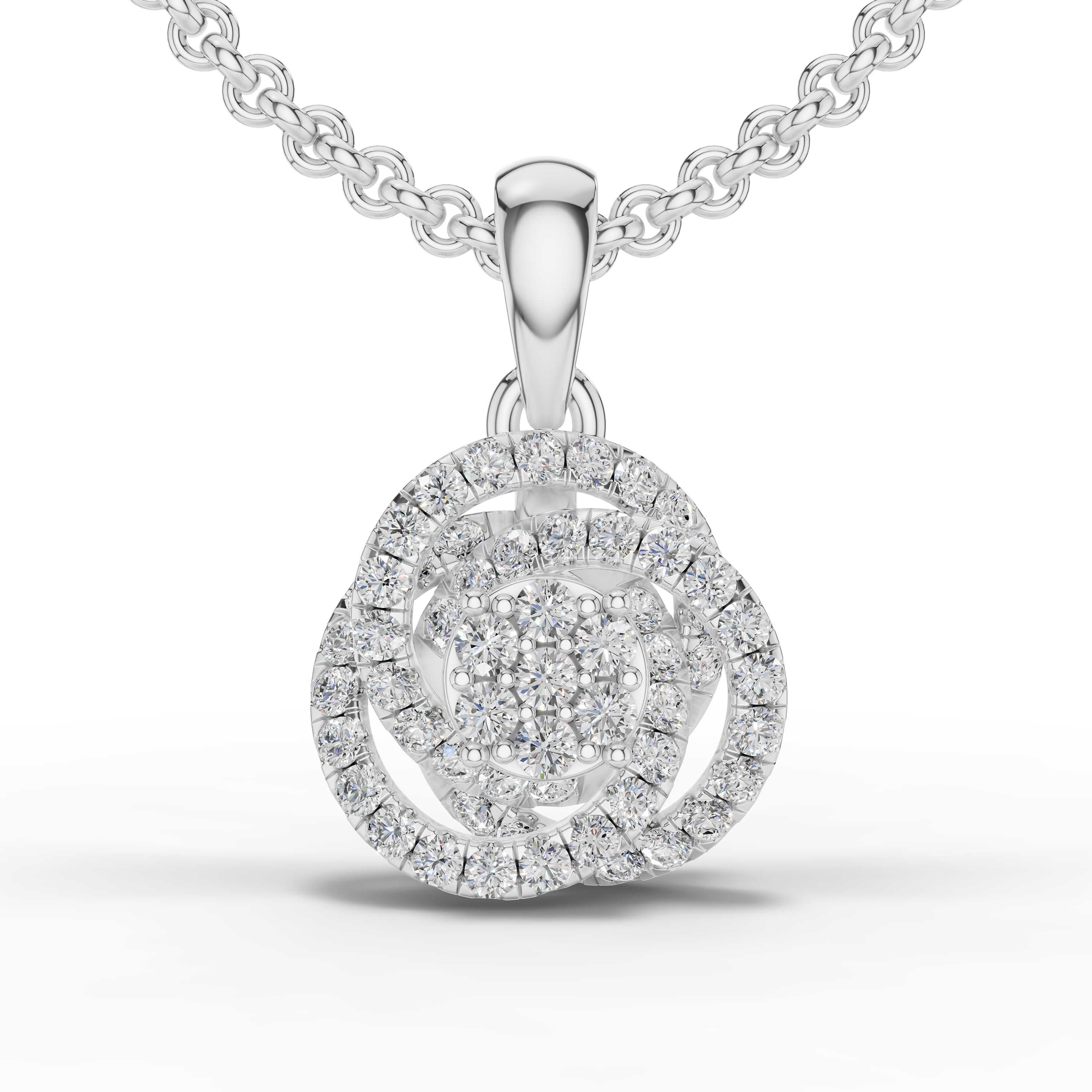 Dew Round Cluster Pendant