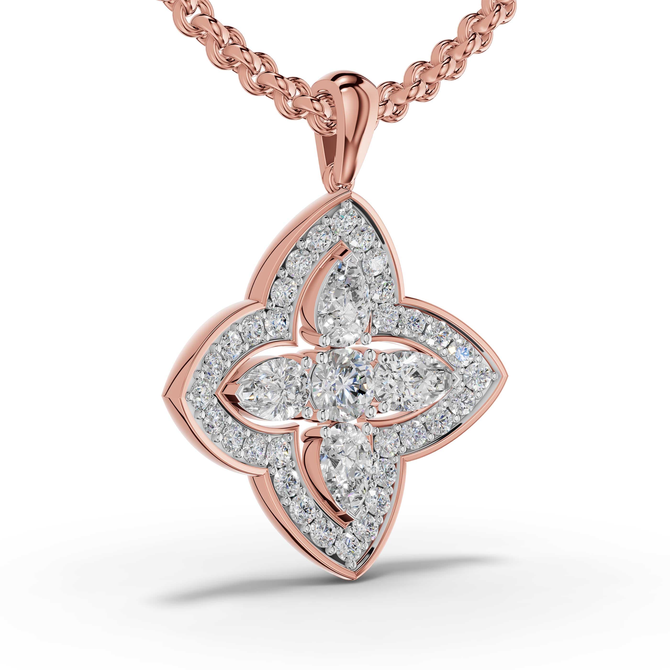 Glimmer Pear Accent Pendant