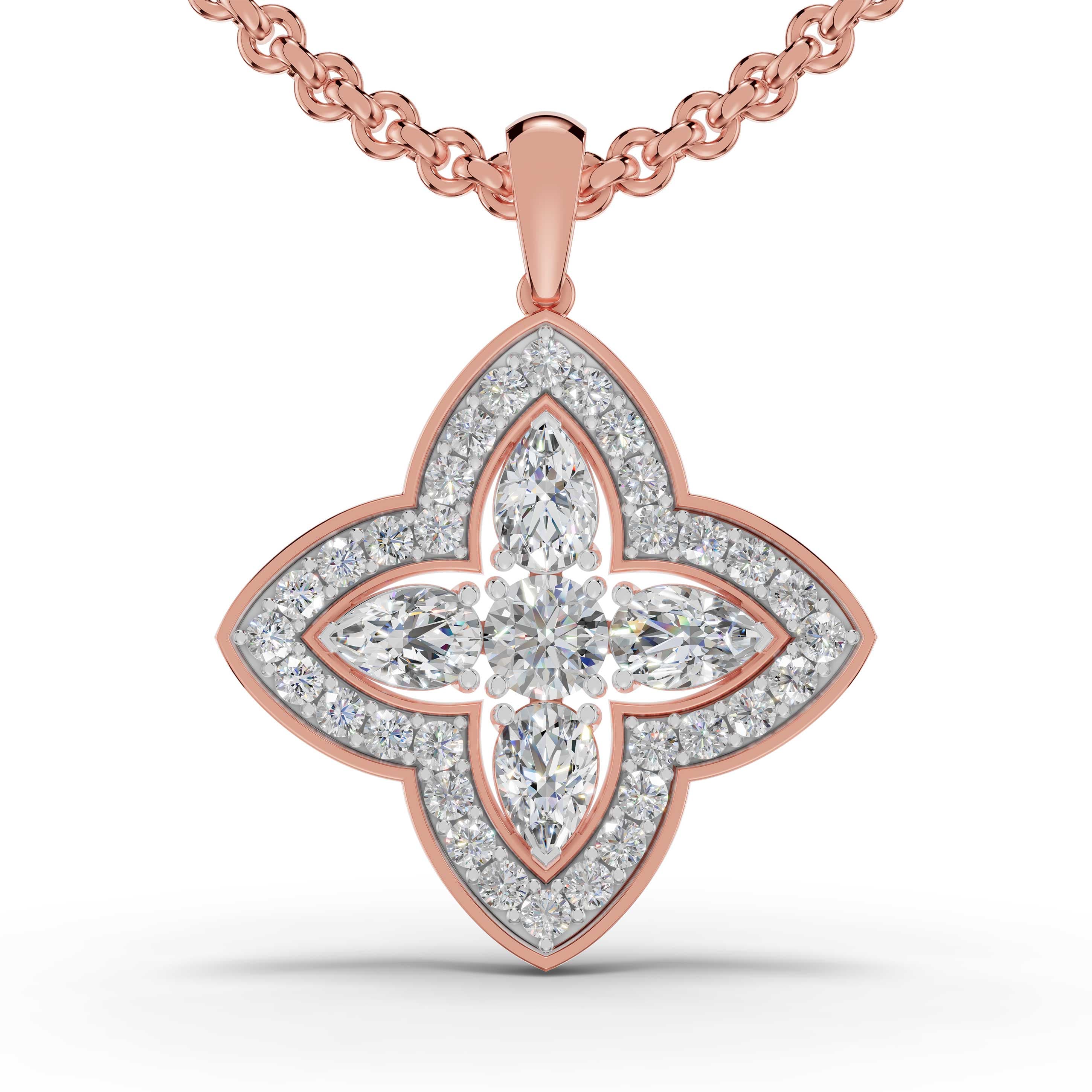 Glimmer Pear Accent Pendant