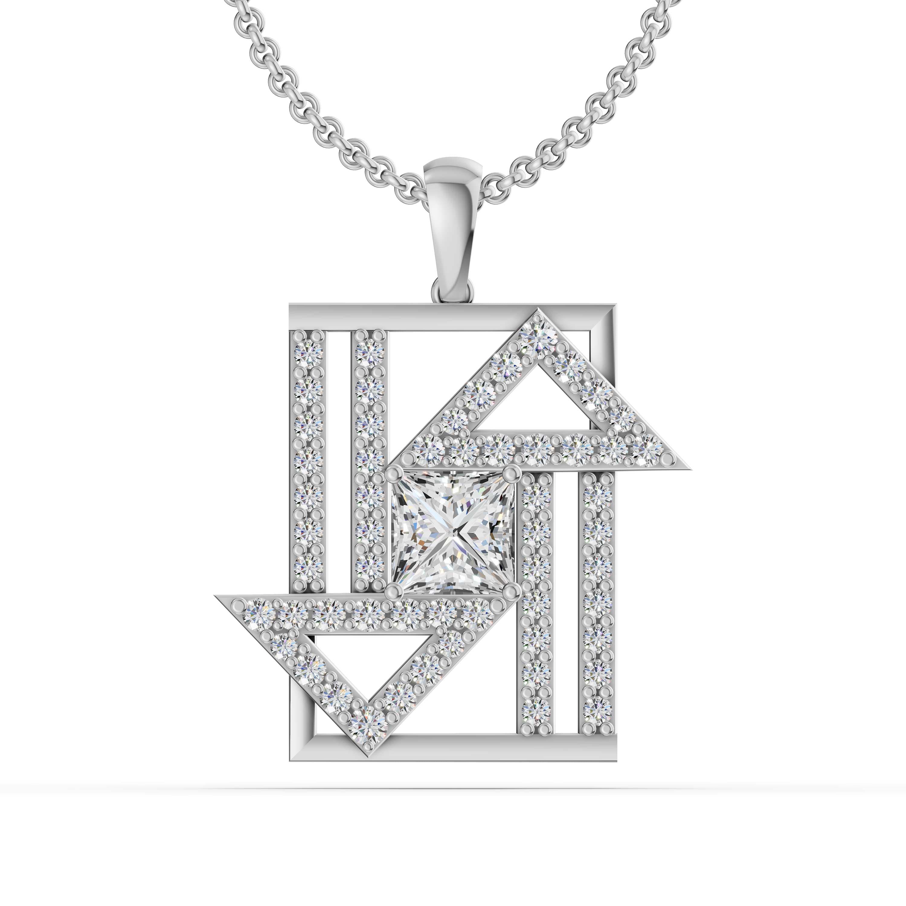 Motto Princess Cluster Pendant