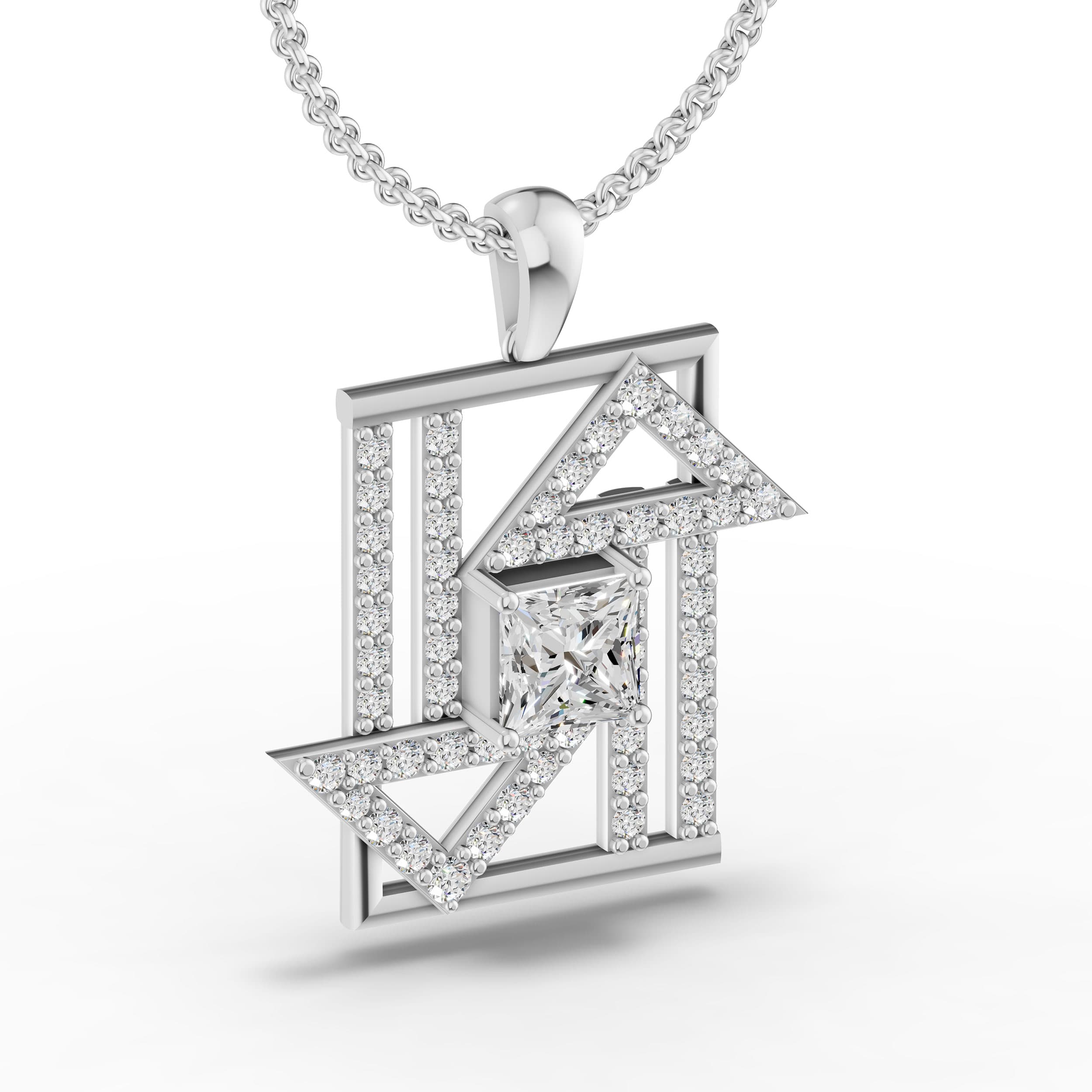Motto Princess Cluster Pendant