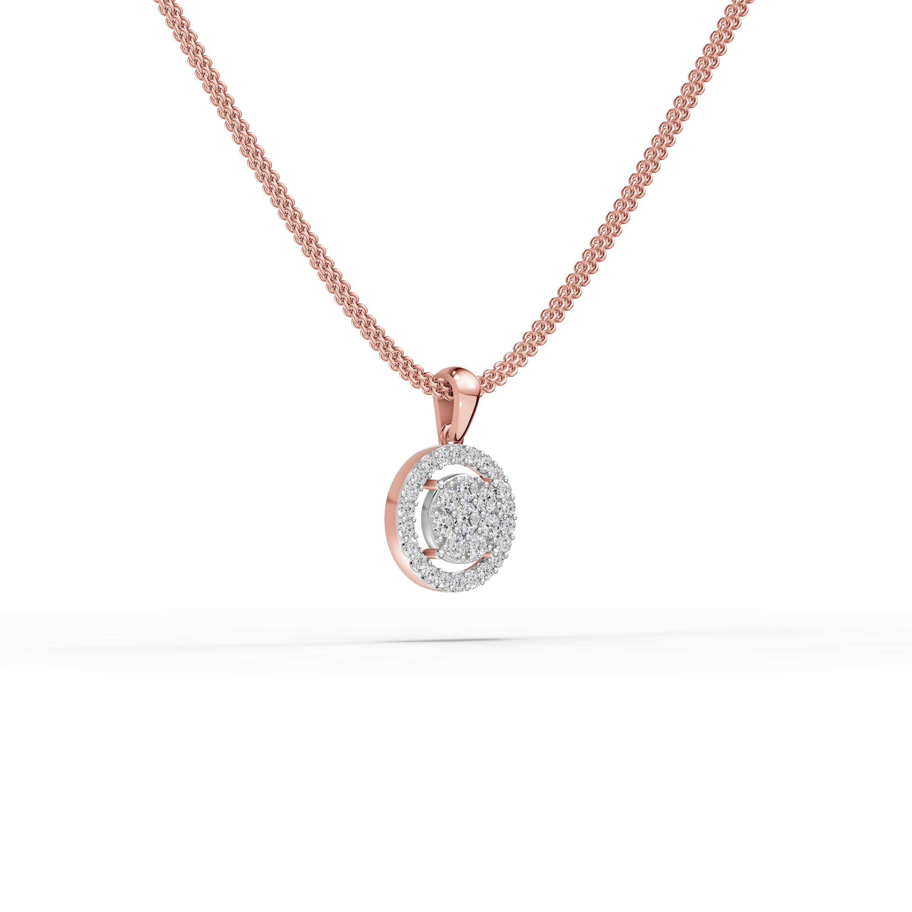 Morrow Round Pave Pendant