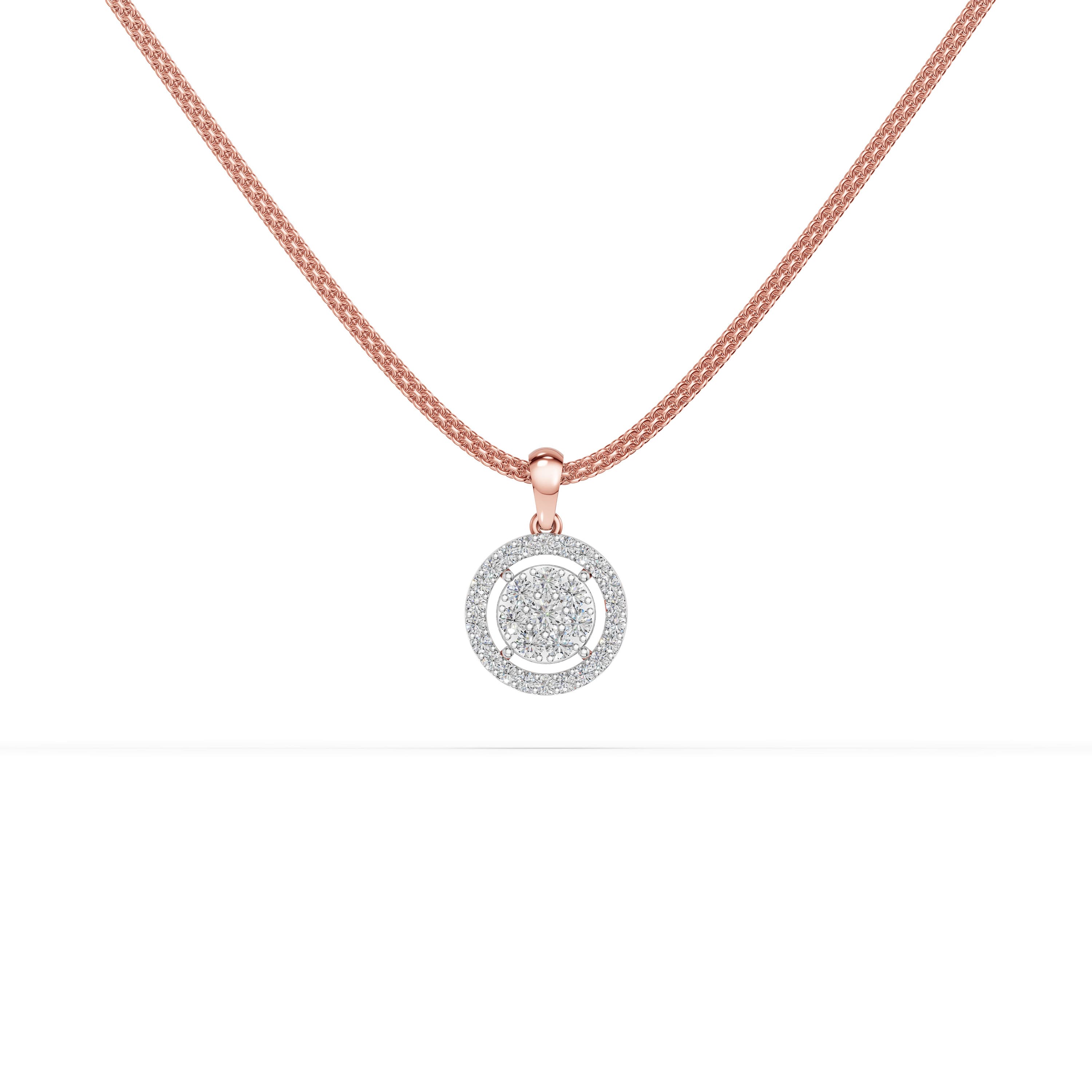 Morrow Round Pave Pendant