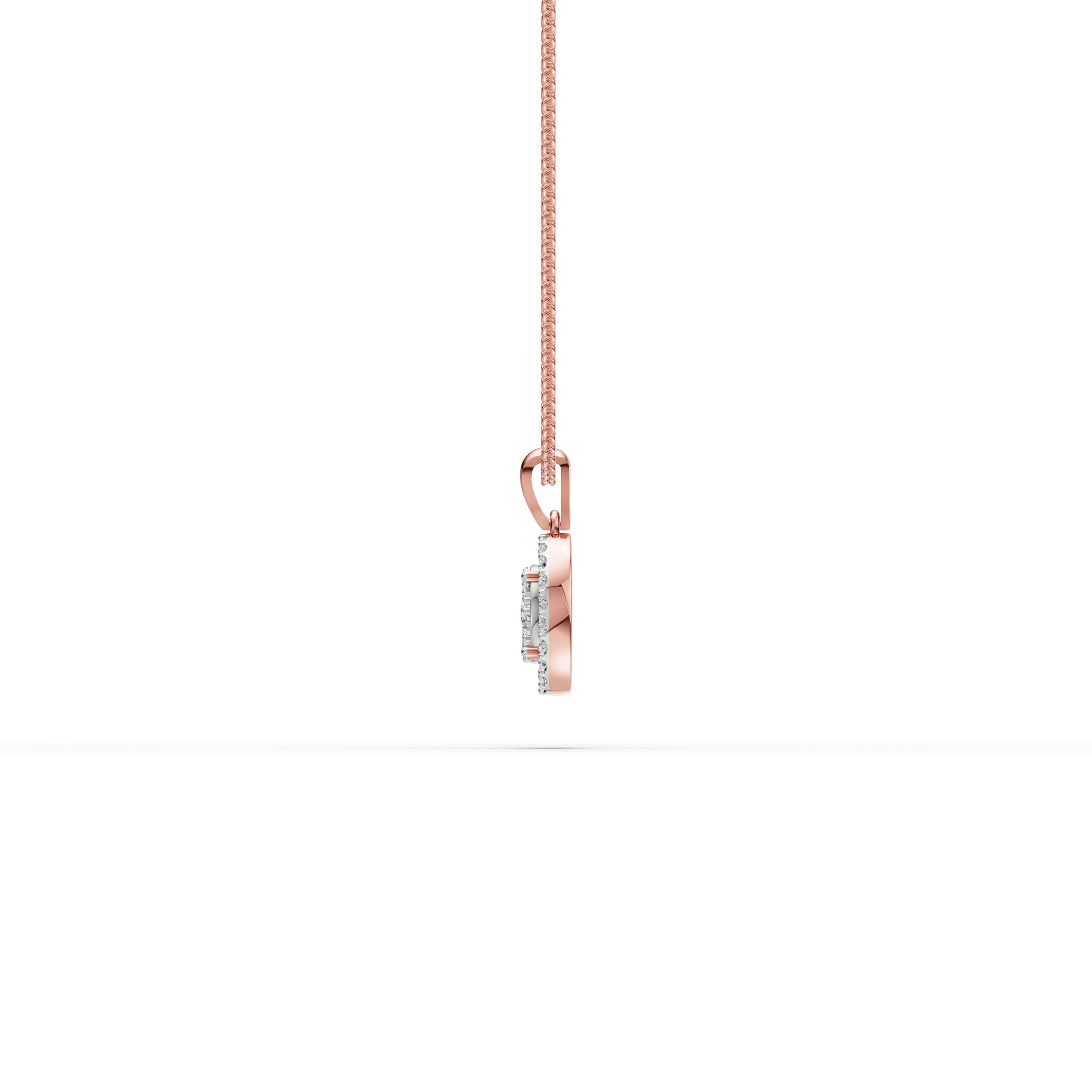 Morrow Round Pave Pendant