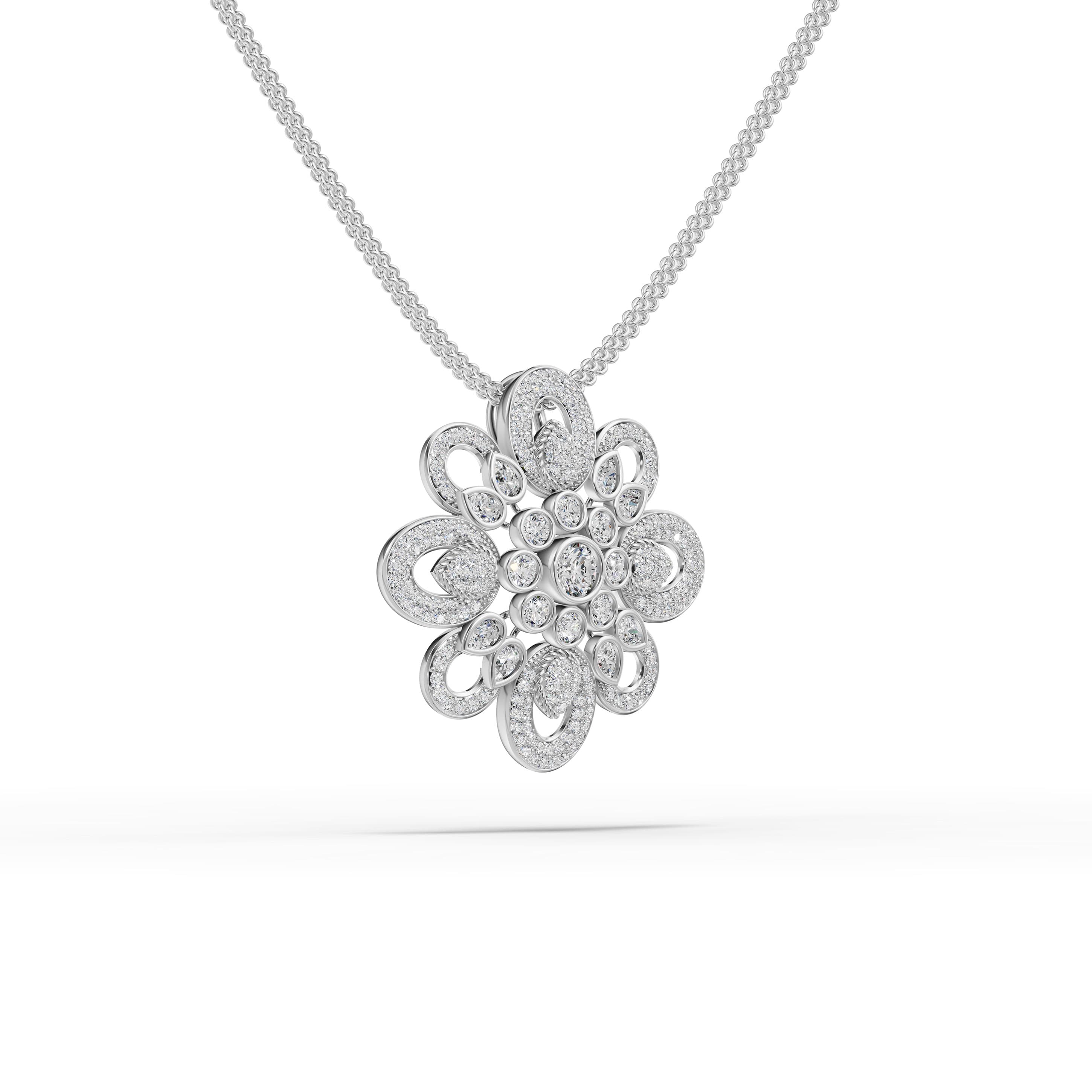 Penumbra Pave Statement Pendant