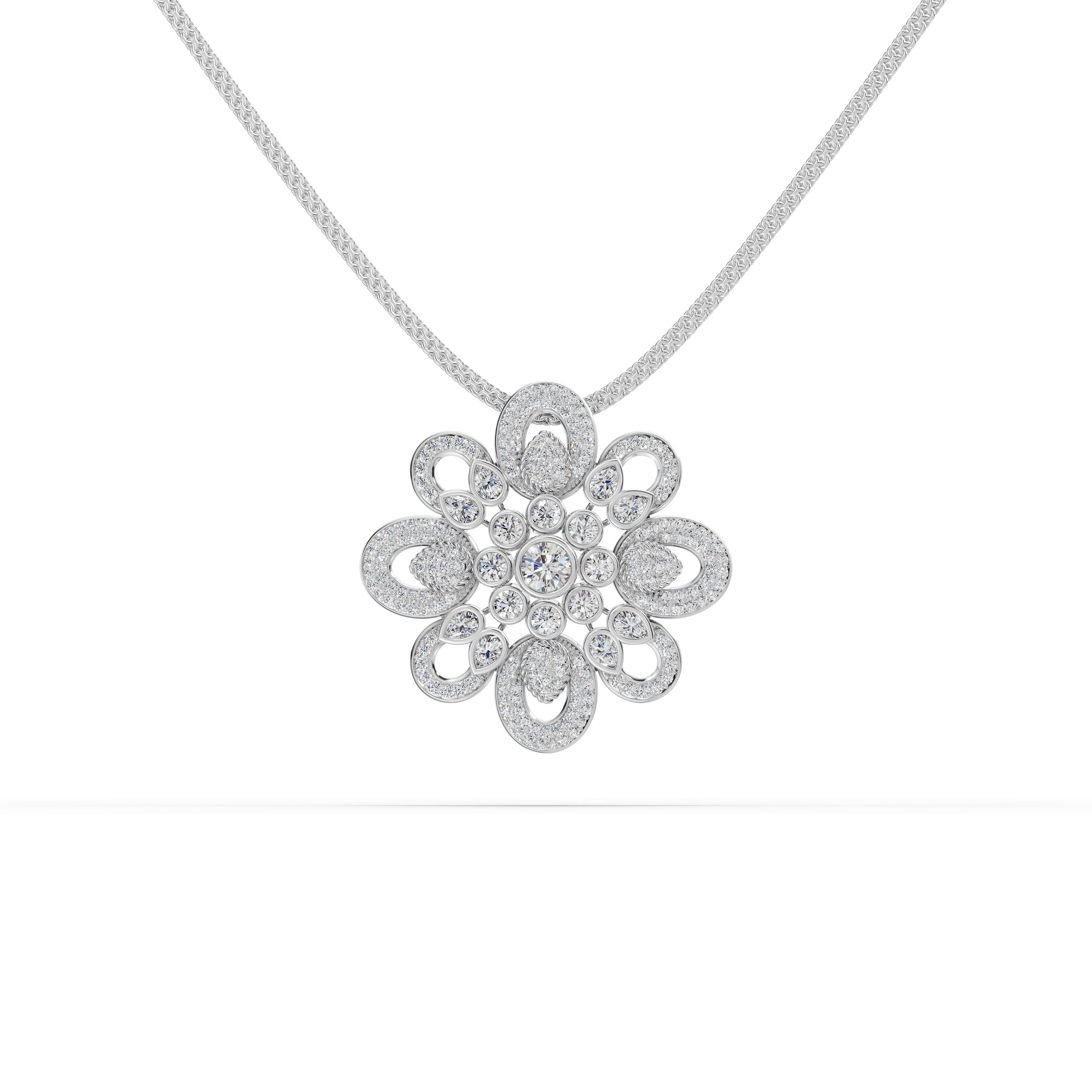 Penumbra Pave Statement Pendant