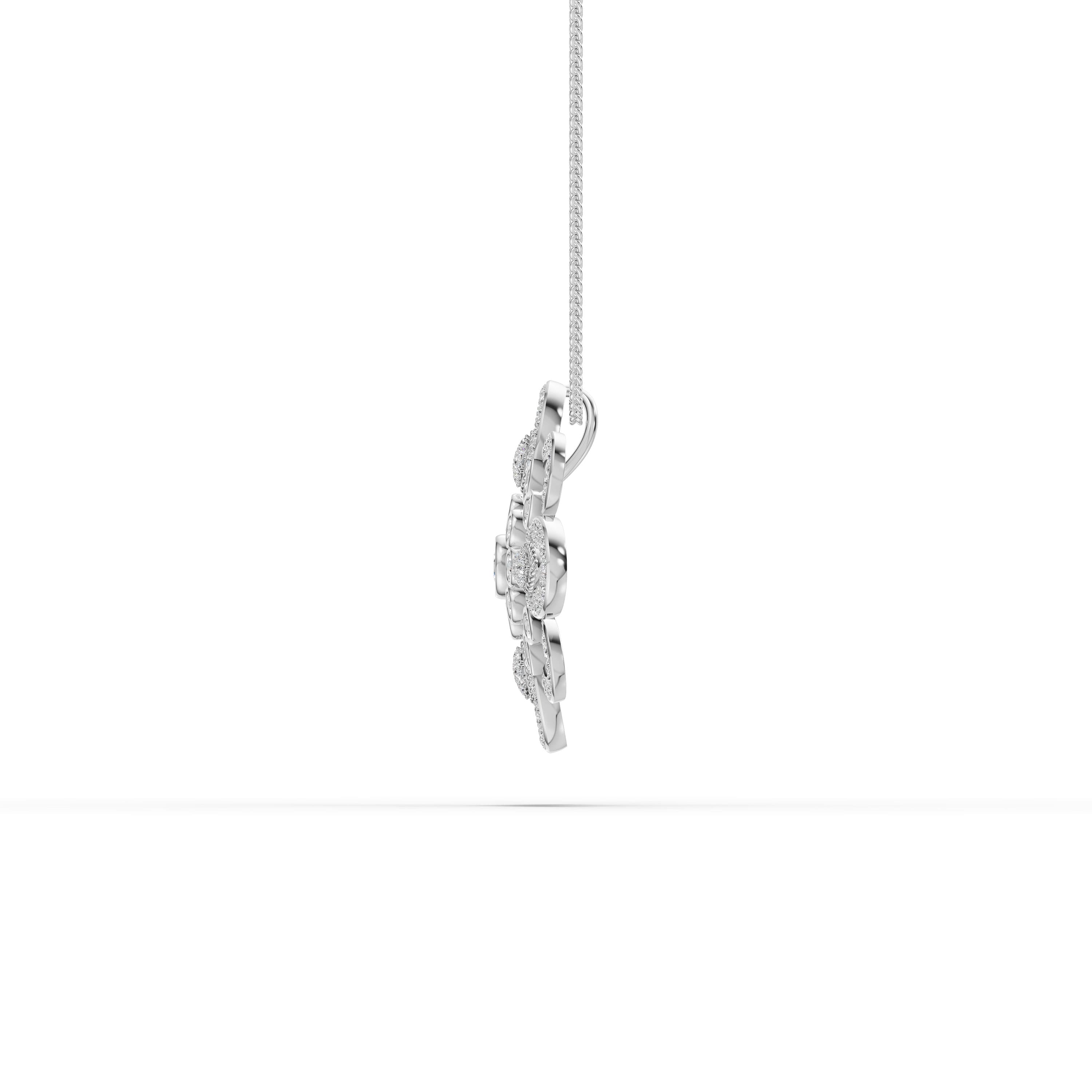 Penumbra Pave Statement Pendant