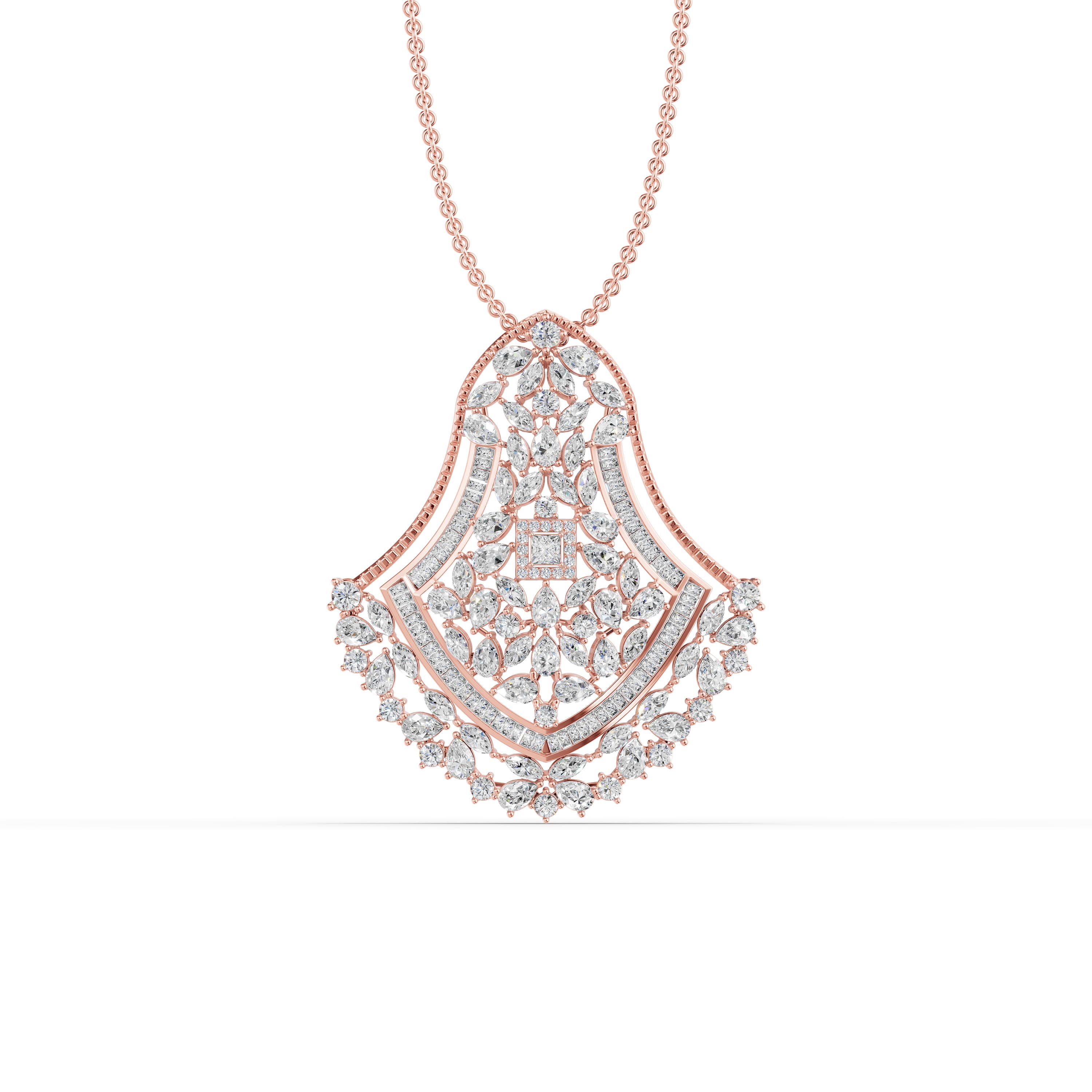 Cassia Multi-Cut Statement Pendant