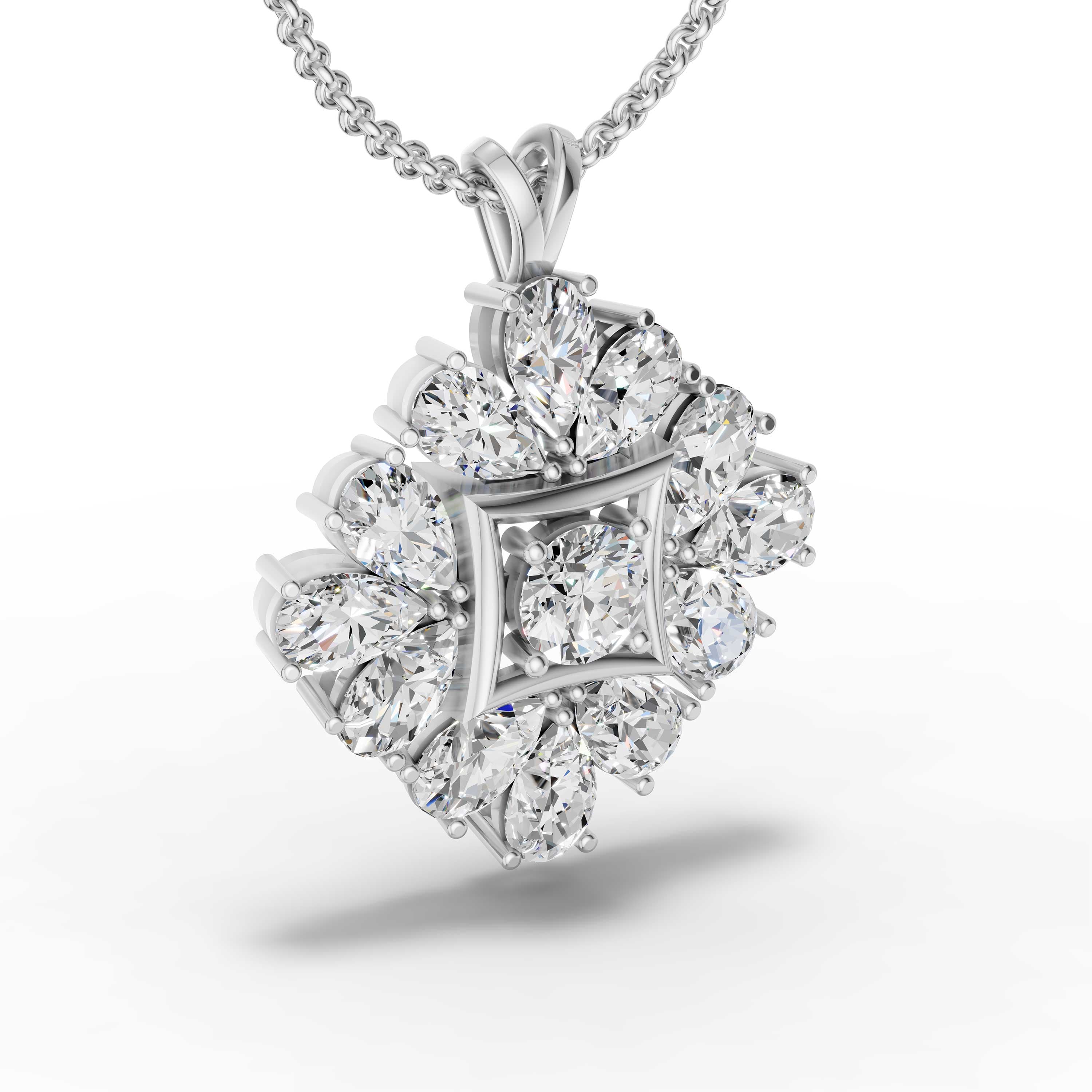 Quire Pear Radiant Pendant