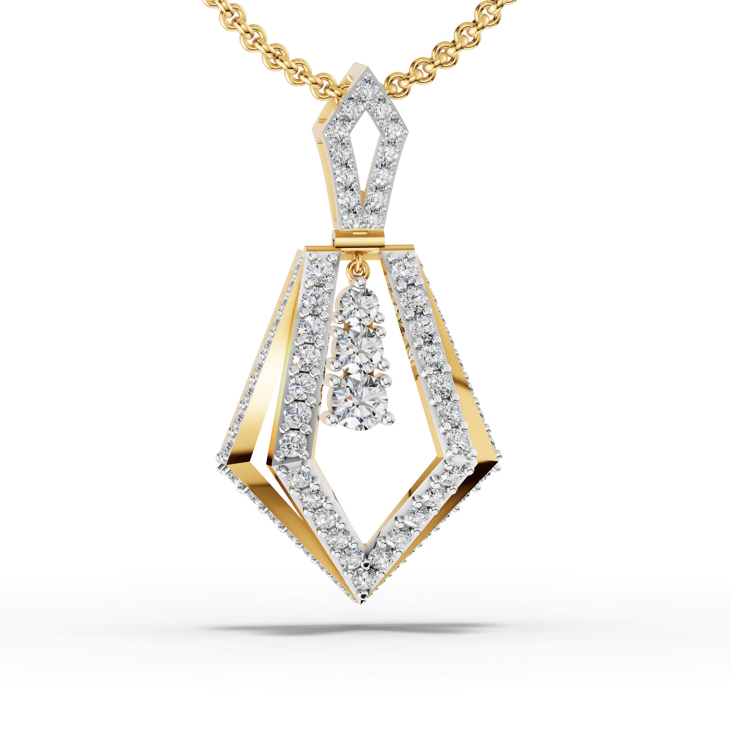 Margin Round Bar Pendant
