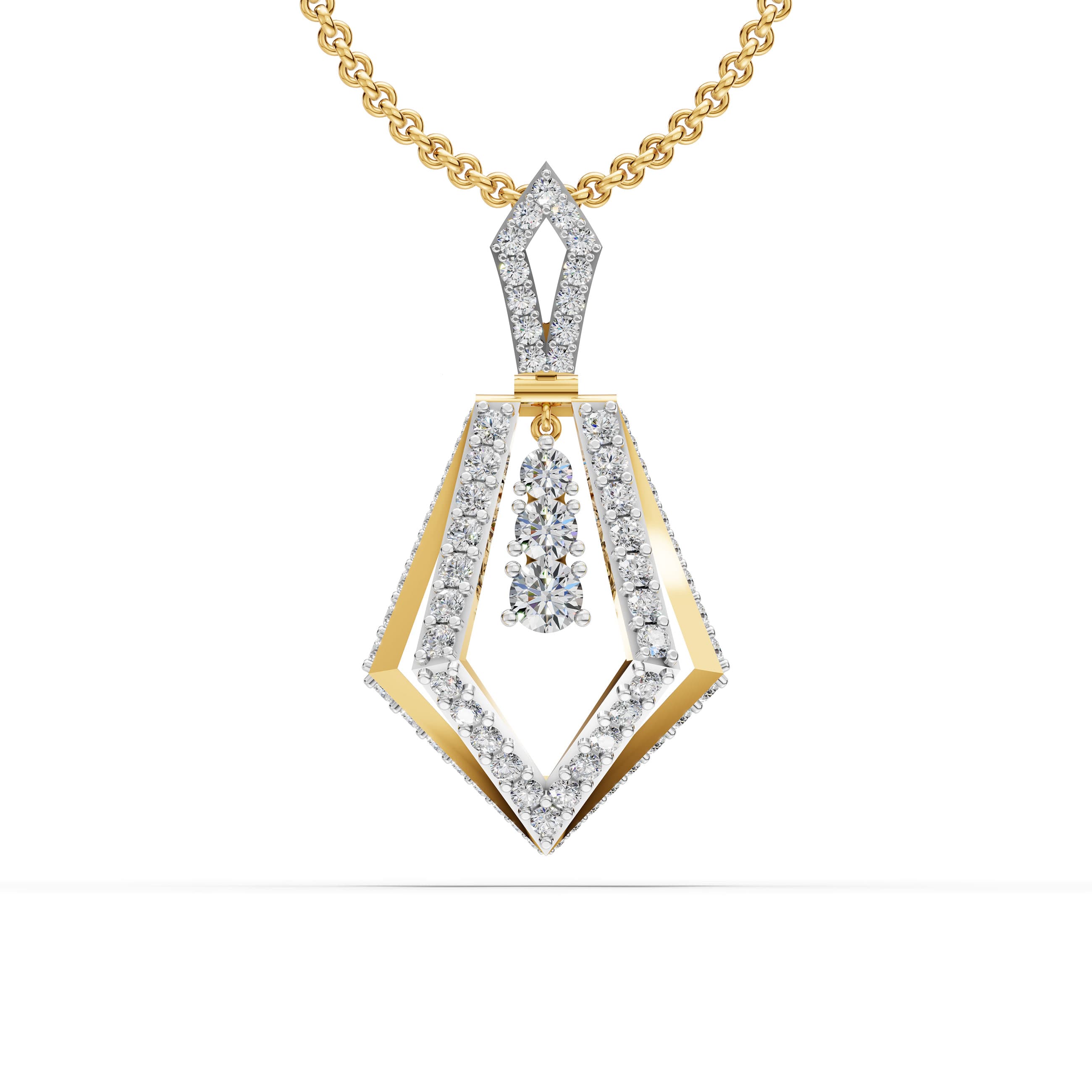 Margin Round Bar Pendant