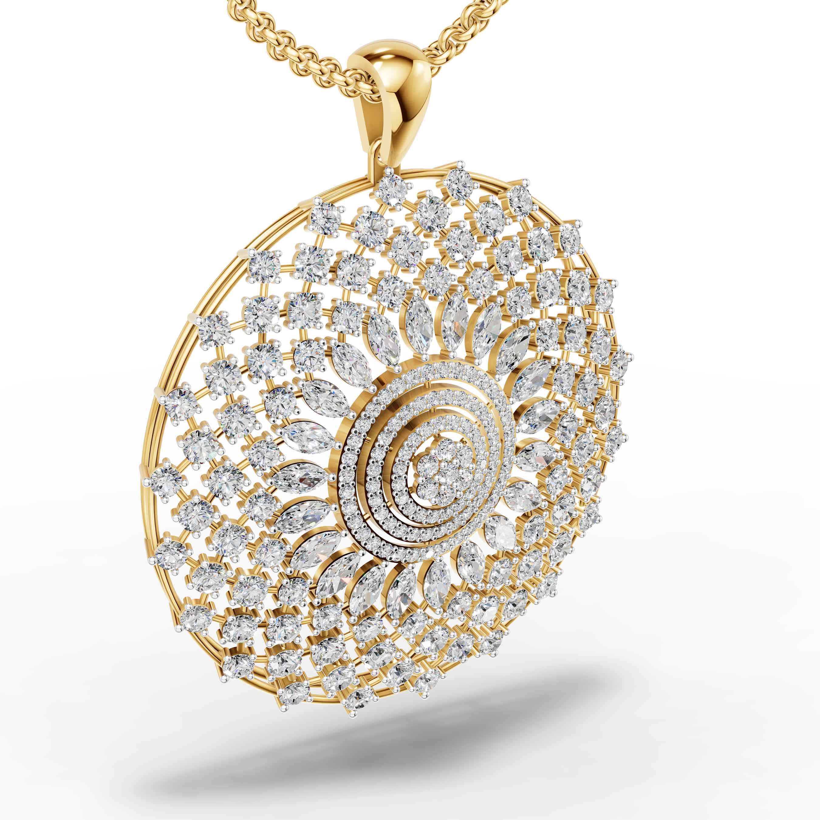 First Light Pave Pendant