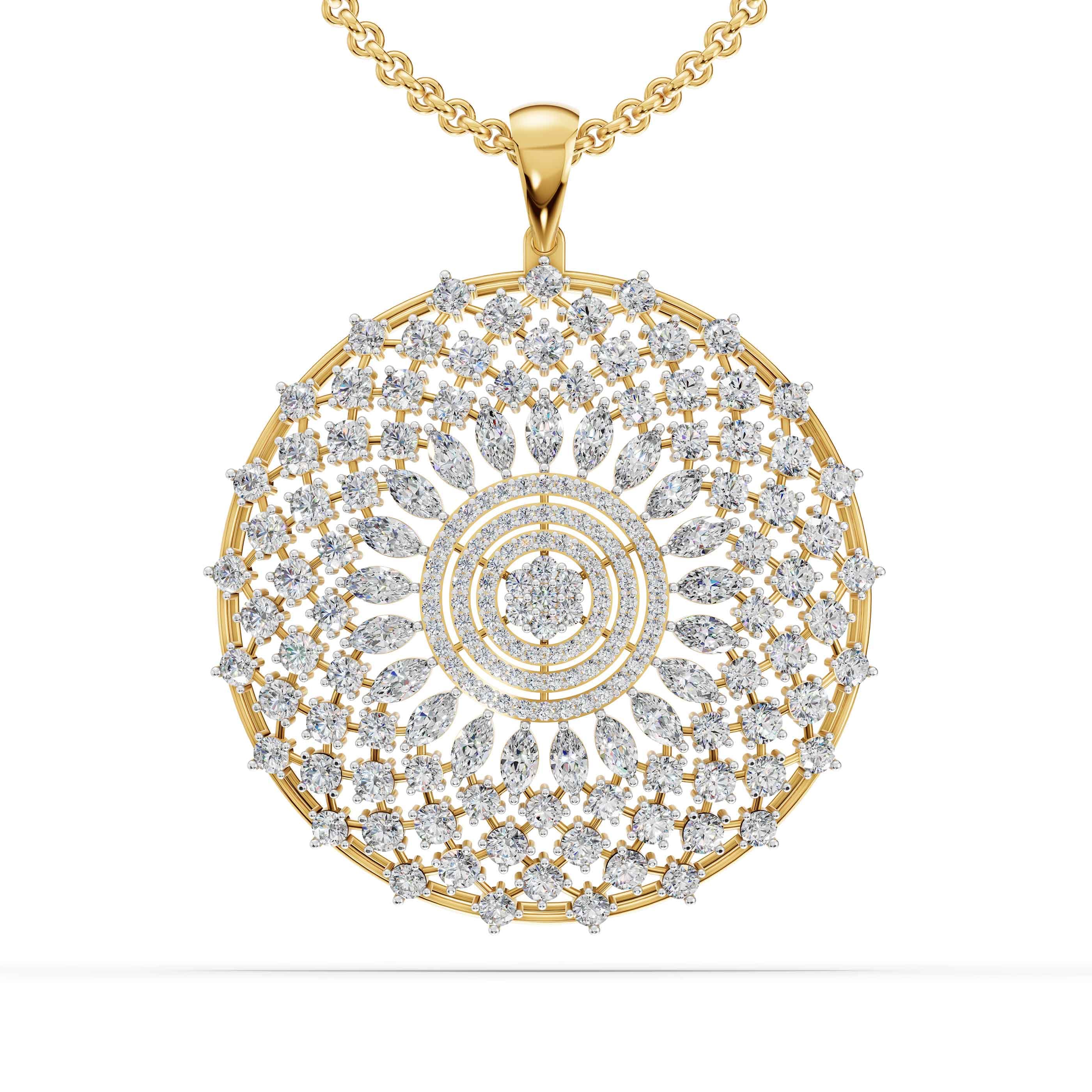 First Light Pave Pendant