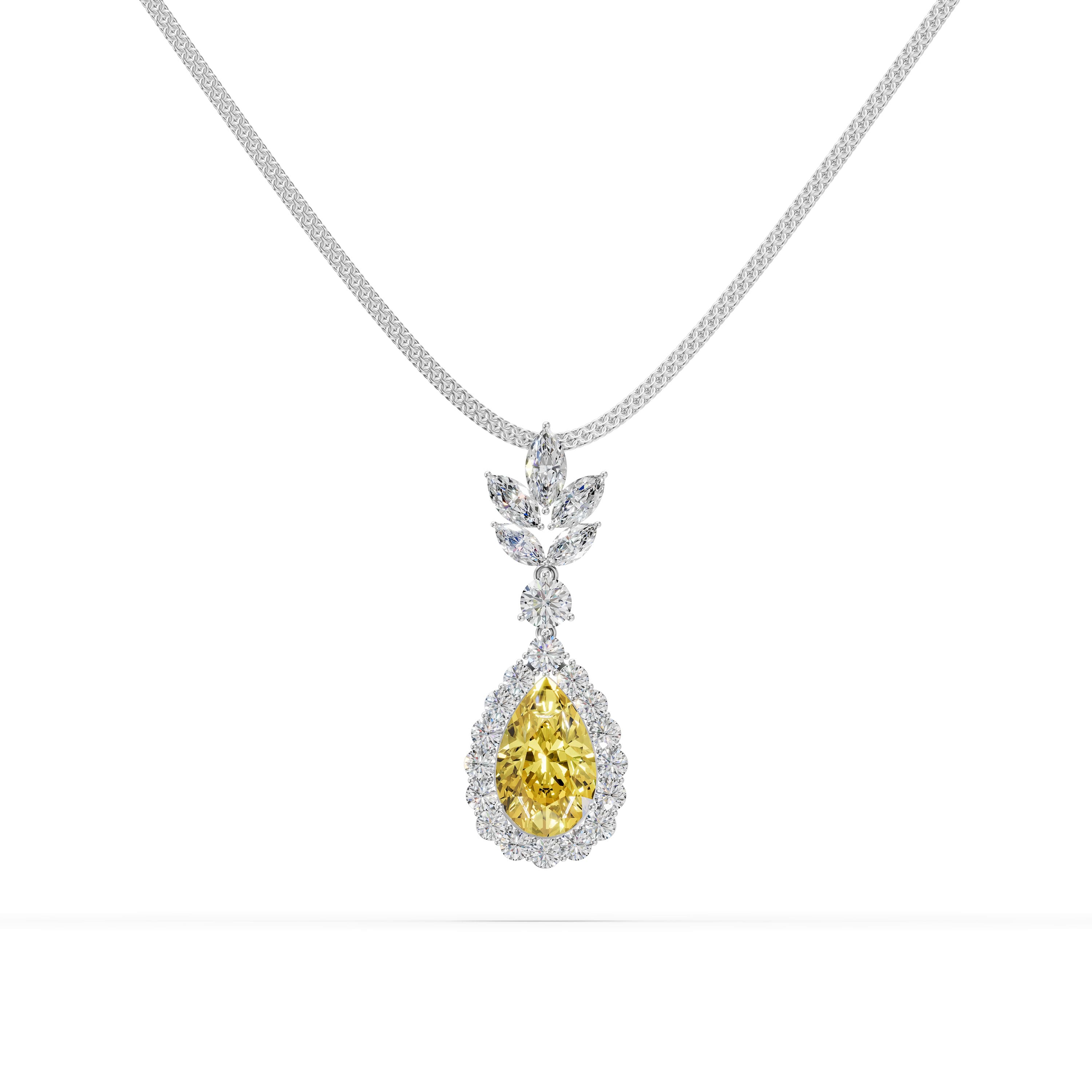 Yvaine Pear Statement Pendant