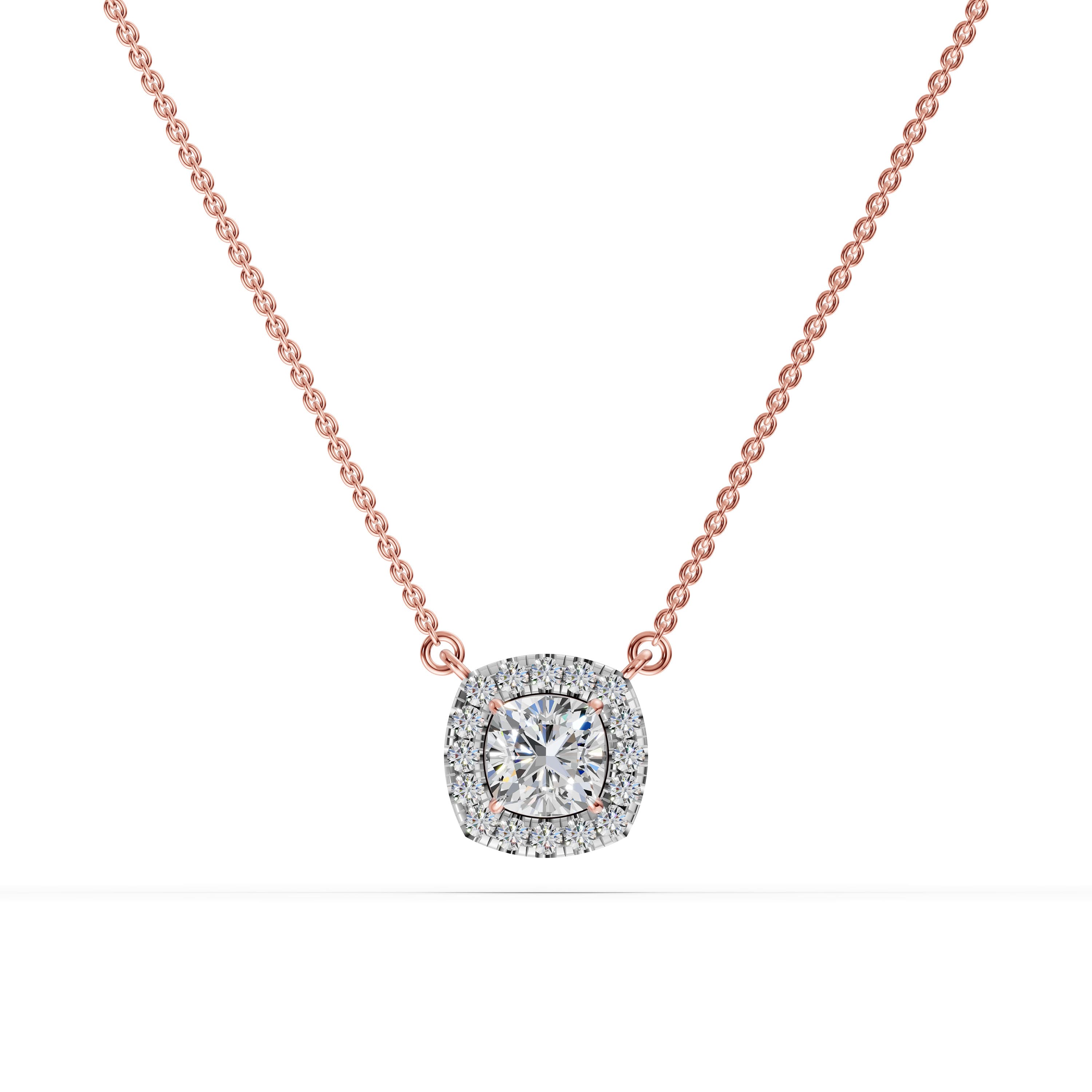 Tender Cushion Halo Pendant
