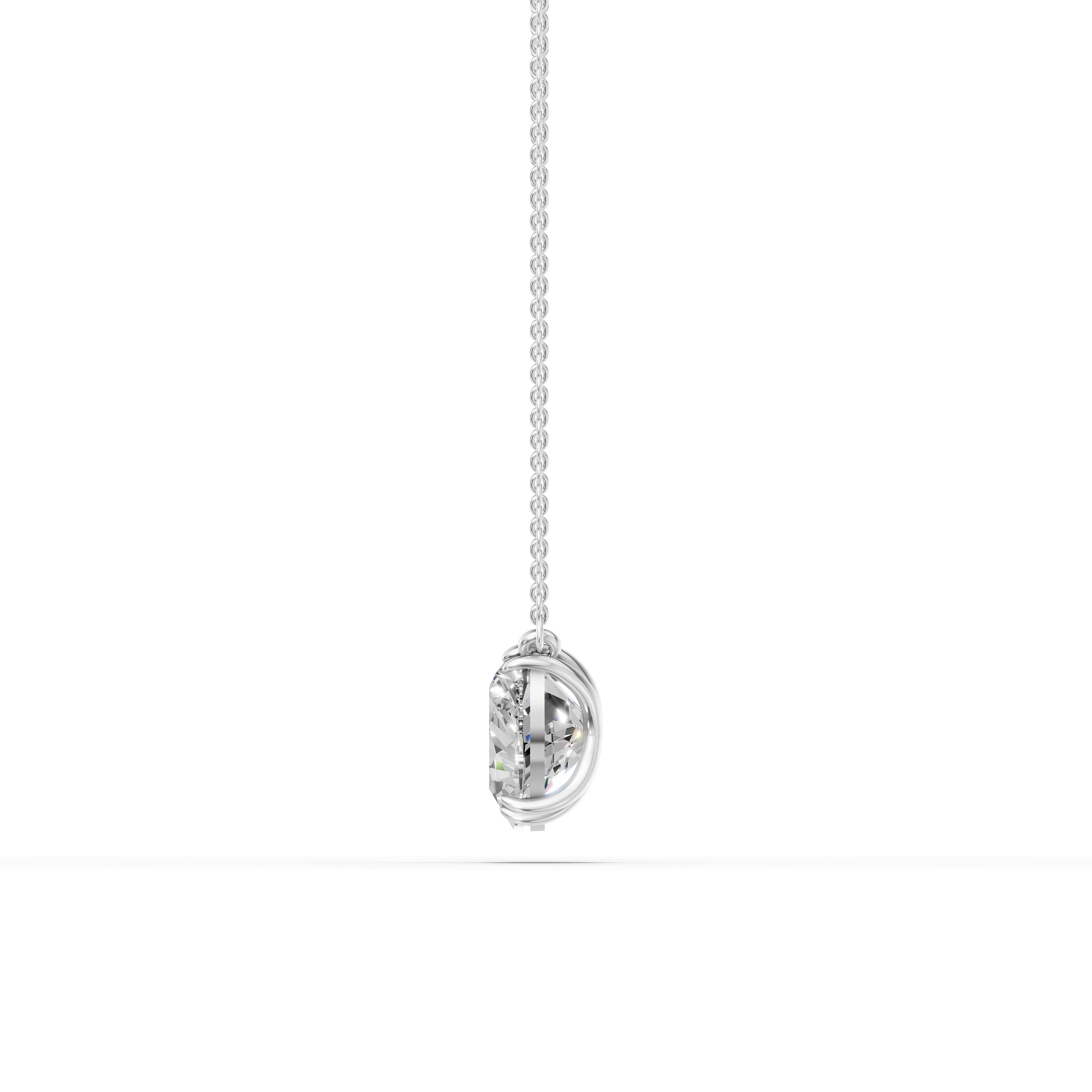 Smitten Heart Solitaire Pendant