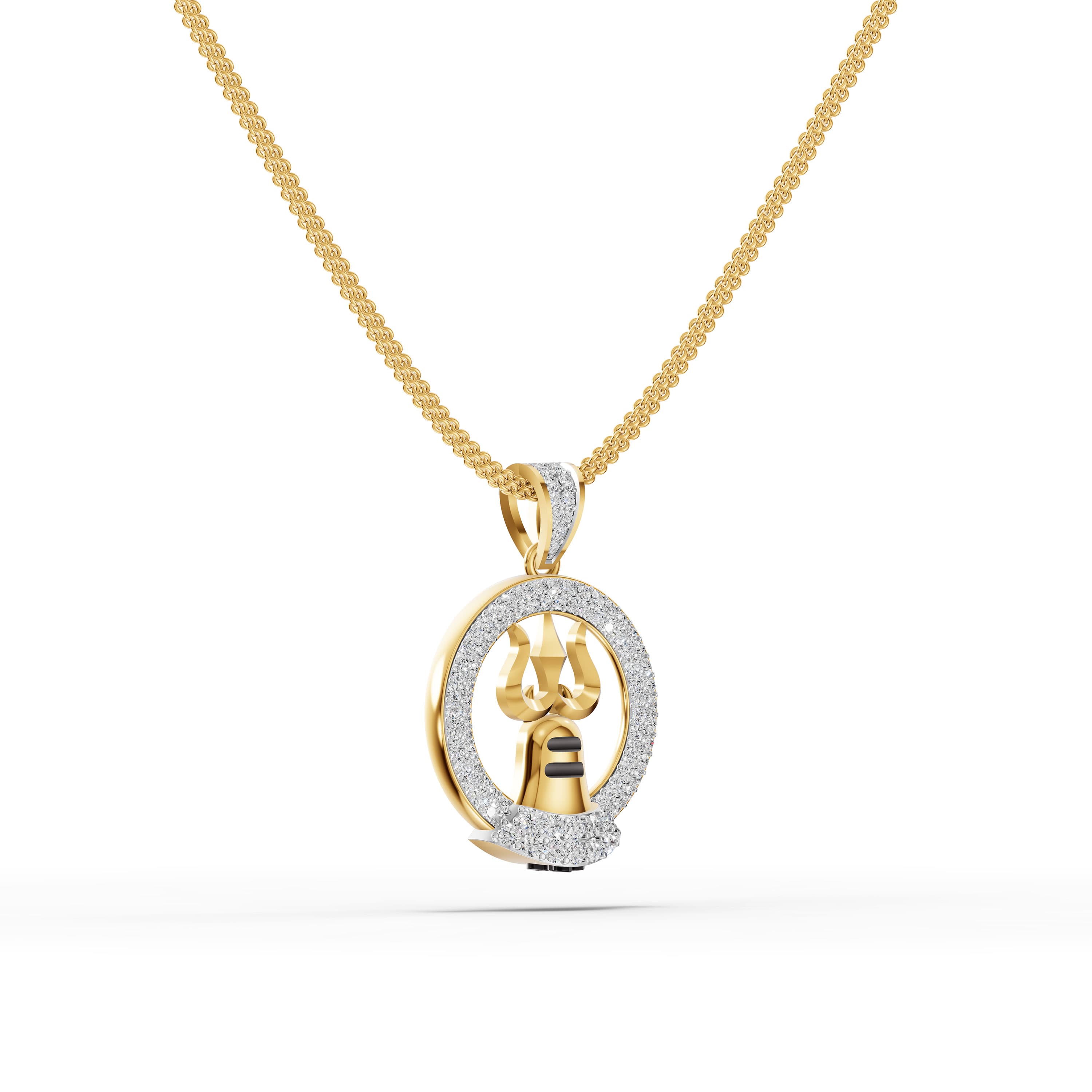 Orene Pave Cluster Pendant