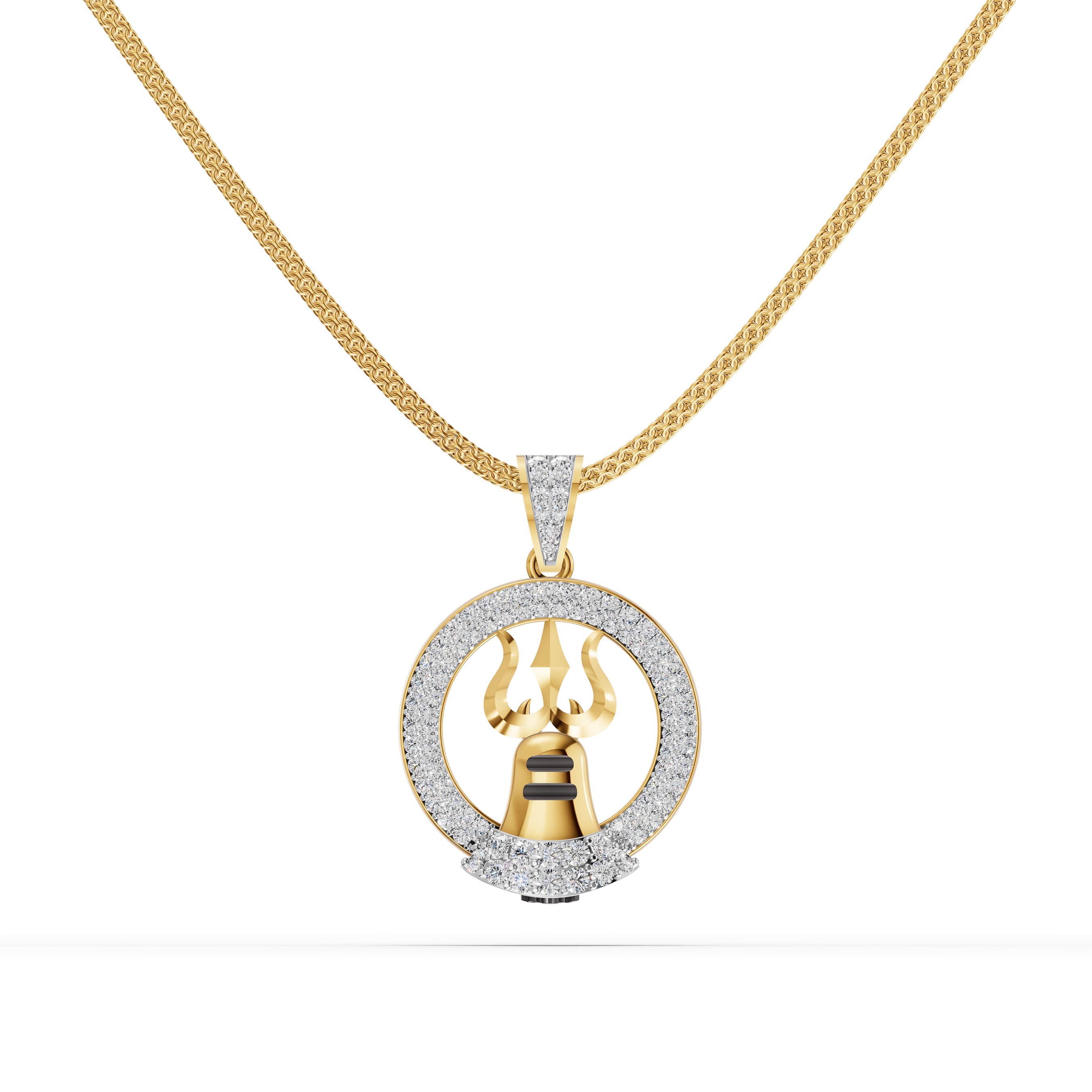 Orene Pave Cluster Pendant