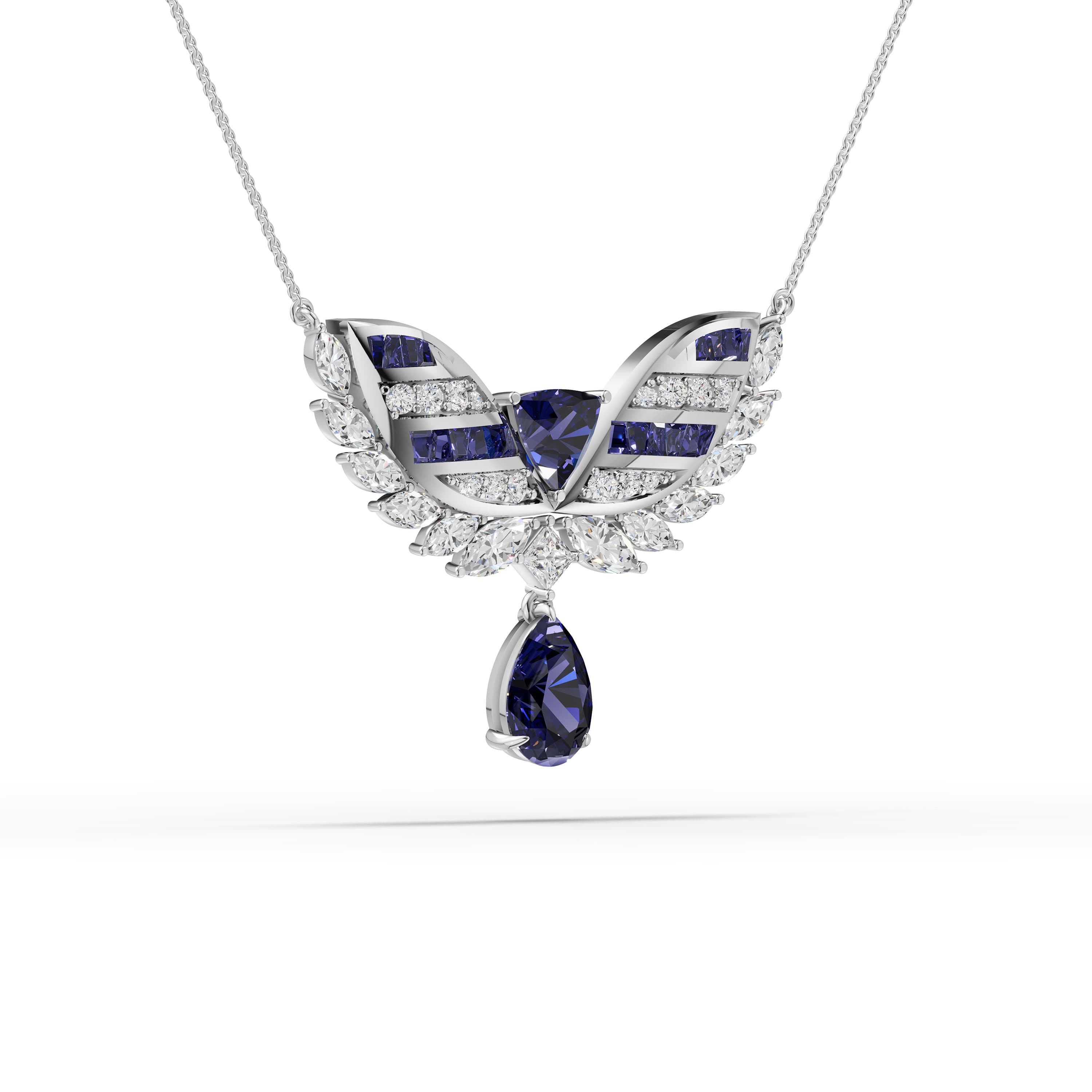 Alude Blue Sapphire Pendant