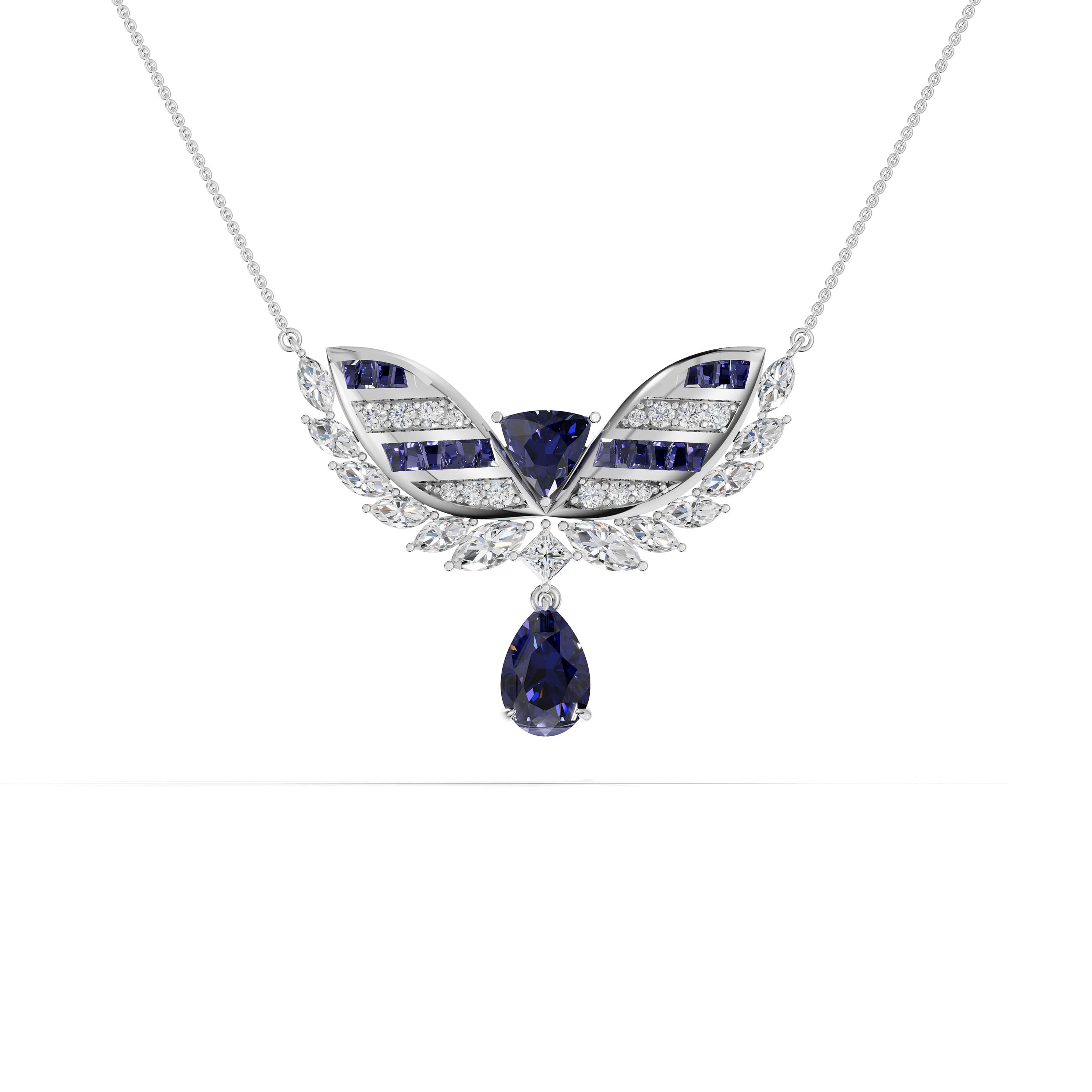 Alude Blue Sapphire Pendant