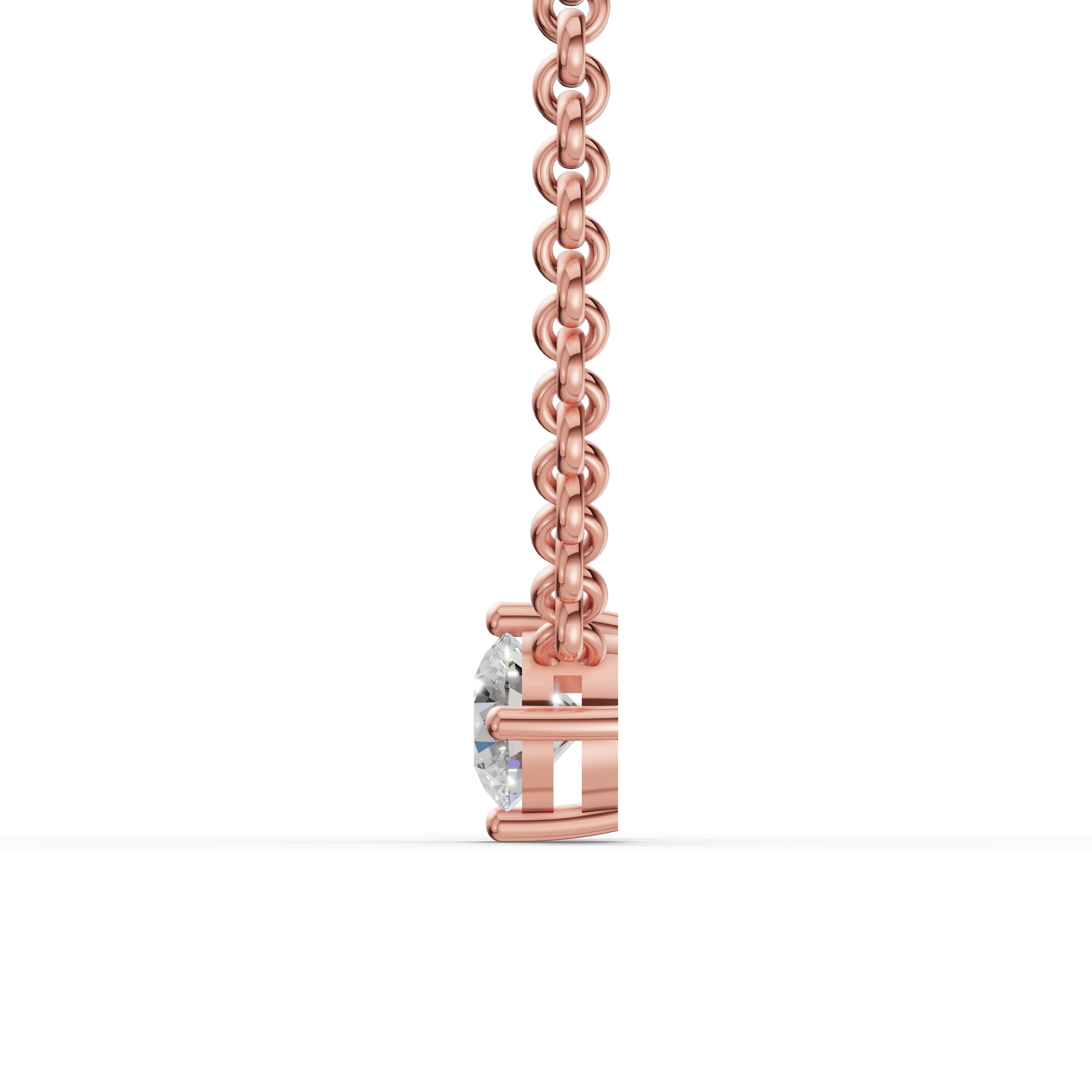 Nila Round Solitaire Pendant