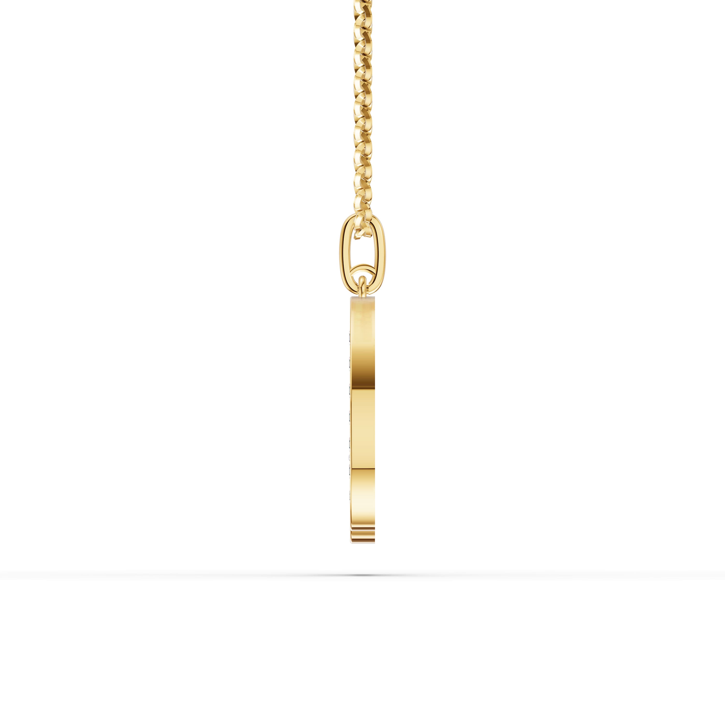 D Initial Script Pendant