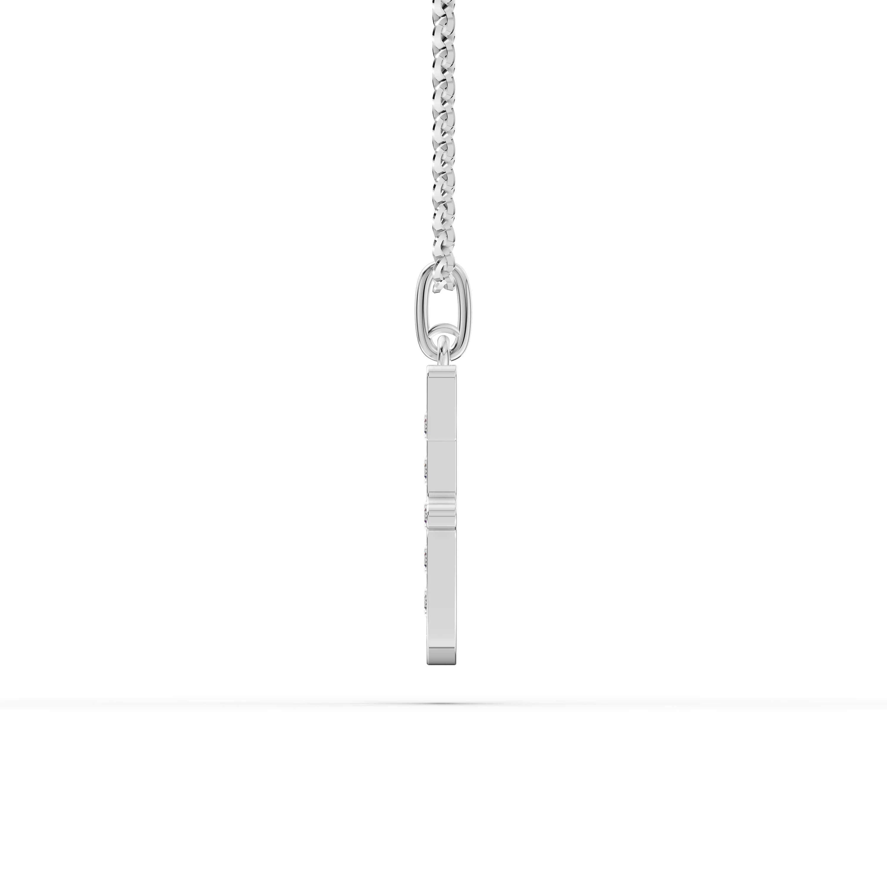 F Initial Script Pendant