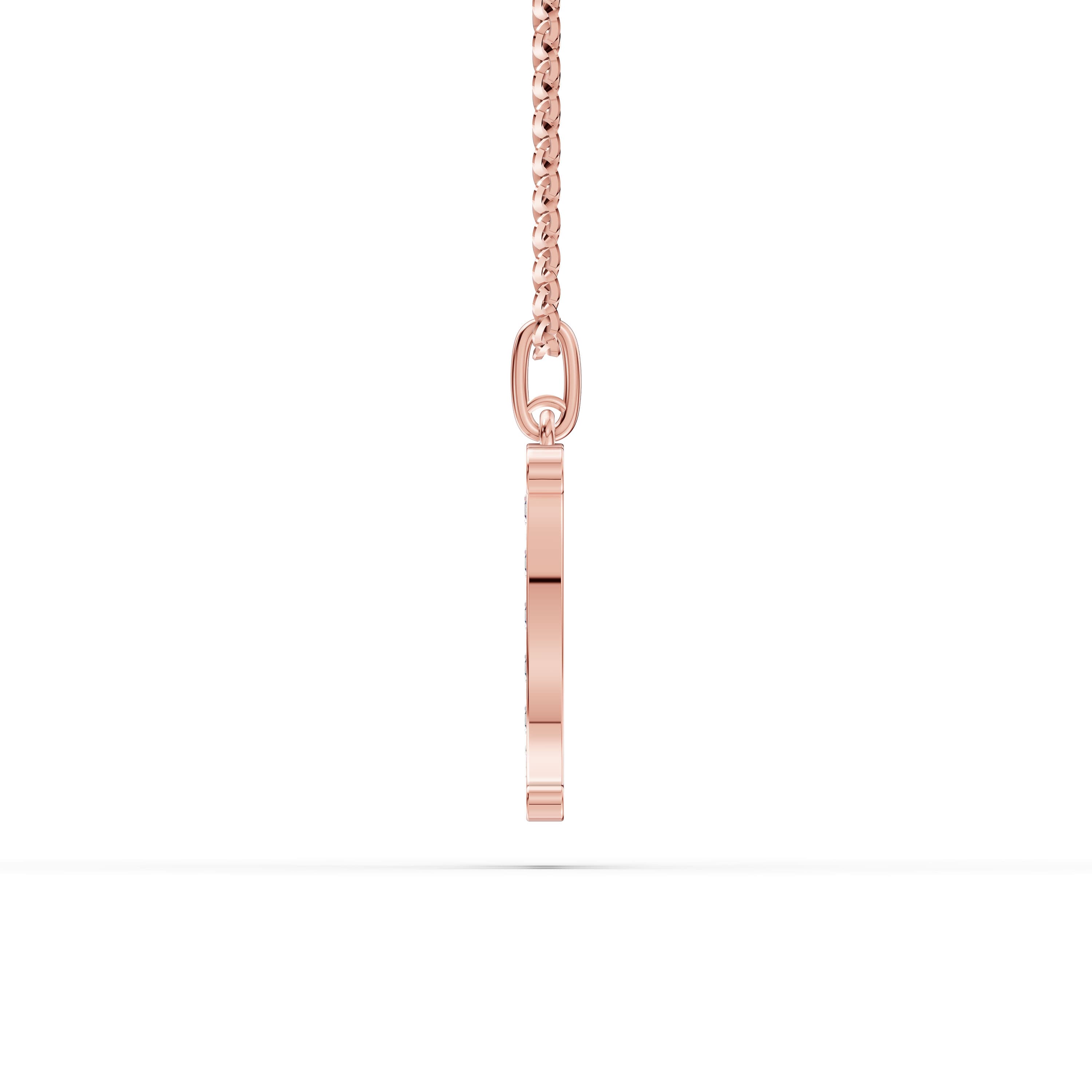 H Initial Script Pendant