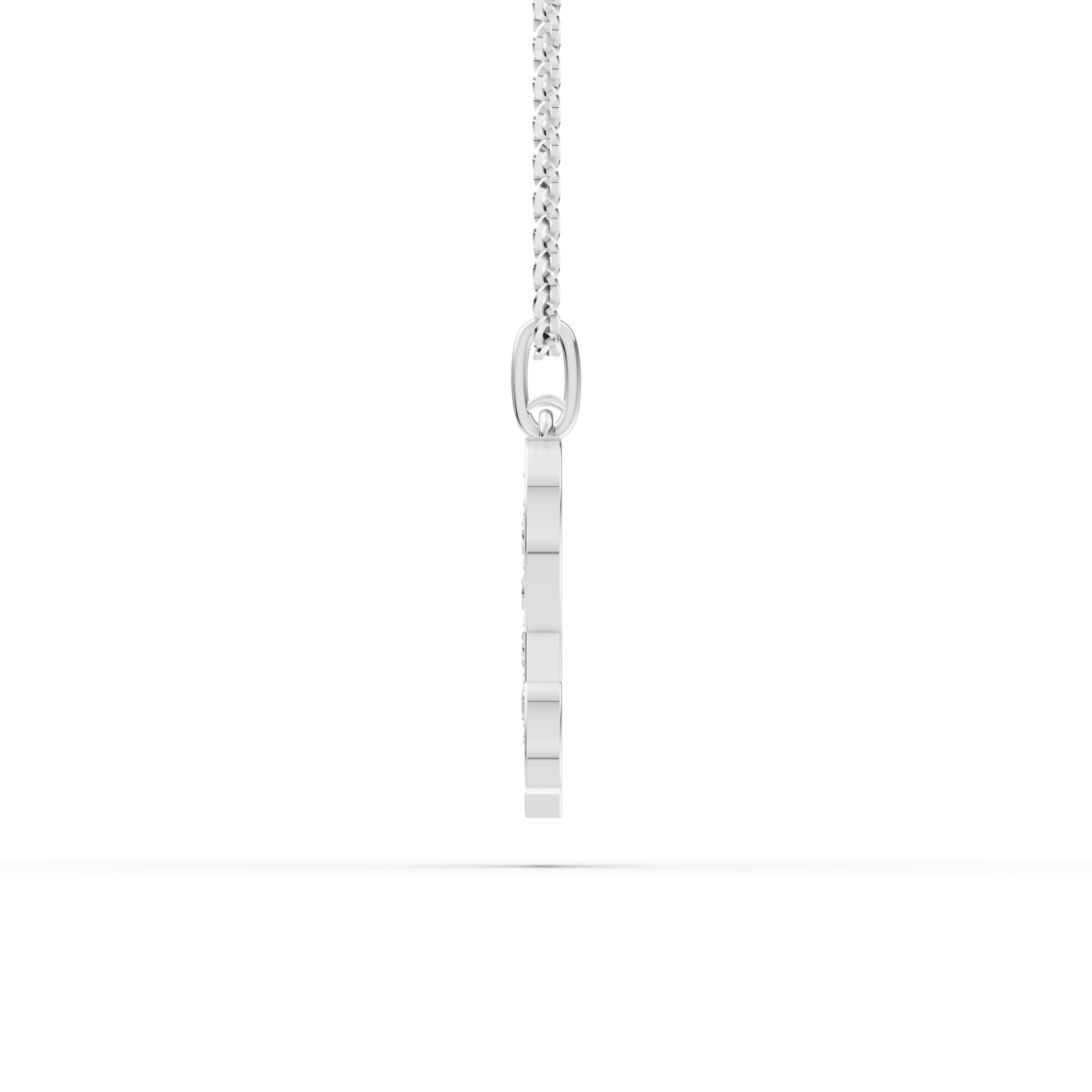 L Initial Script Pendant