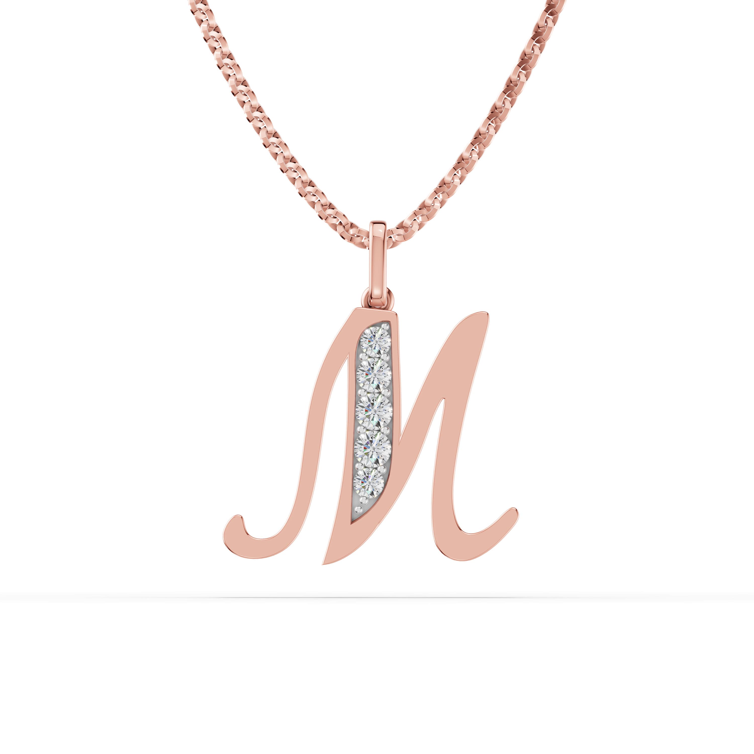 M Initial Script Pendant