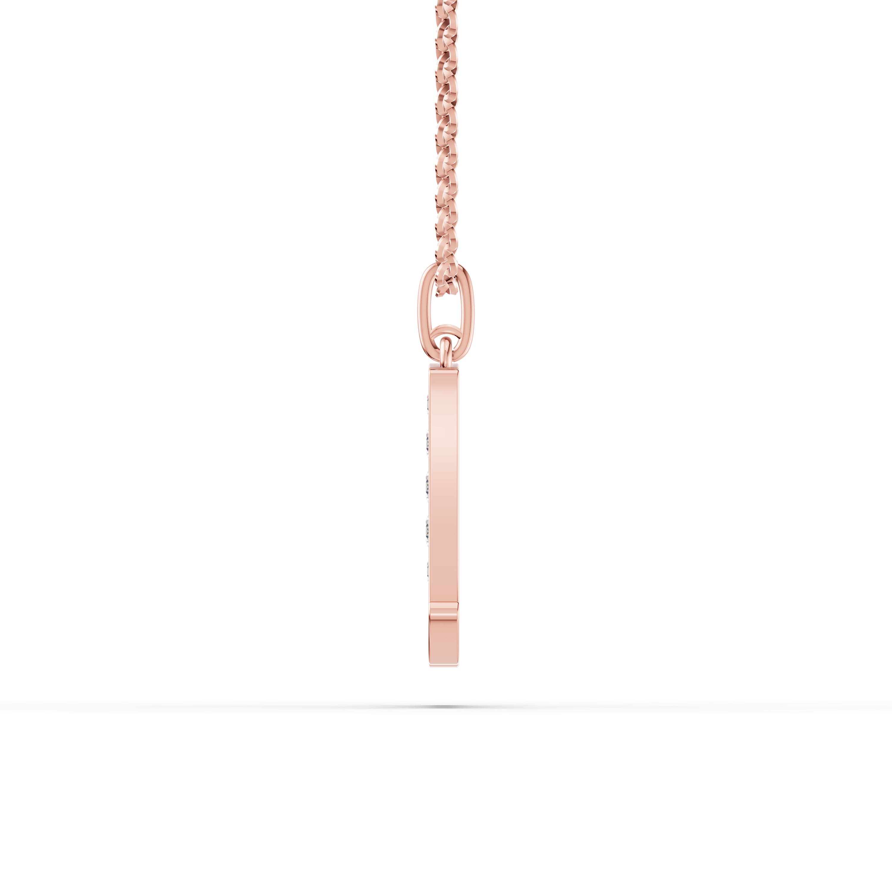 M Initial Script Pendant