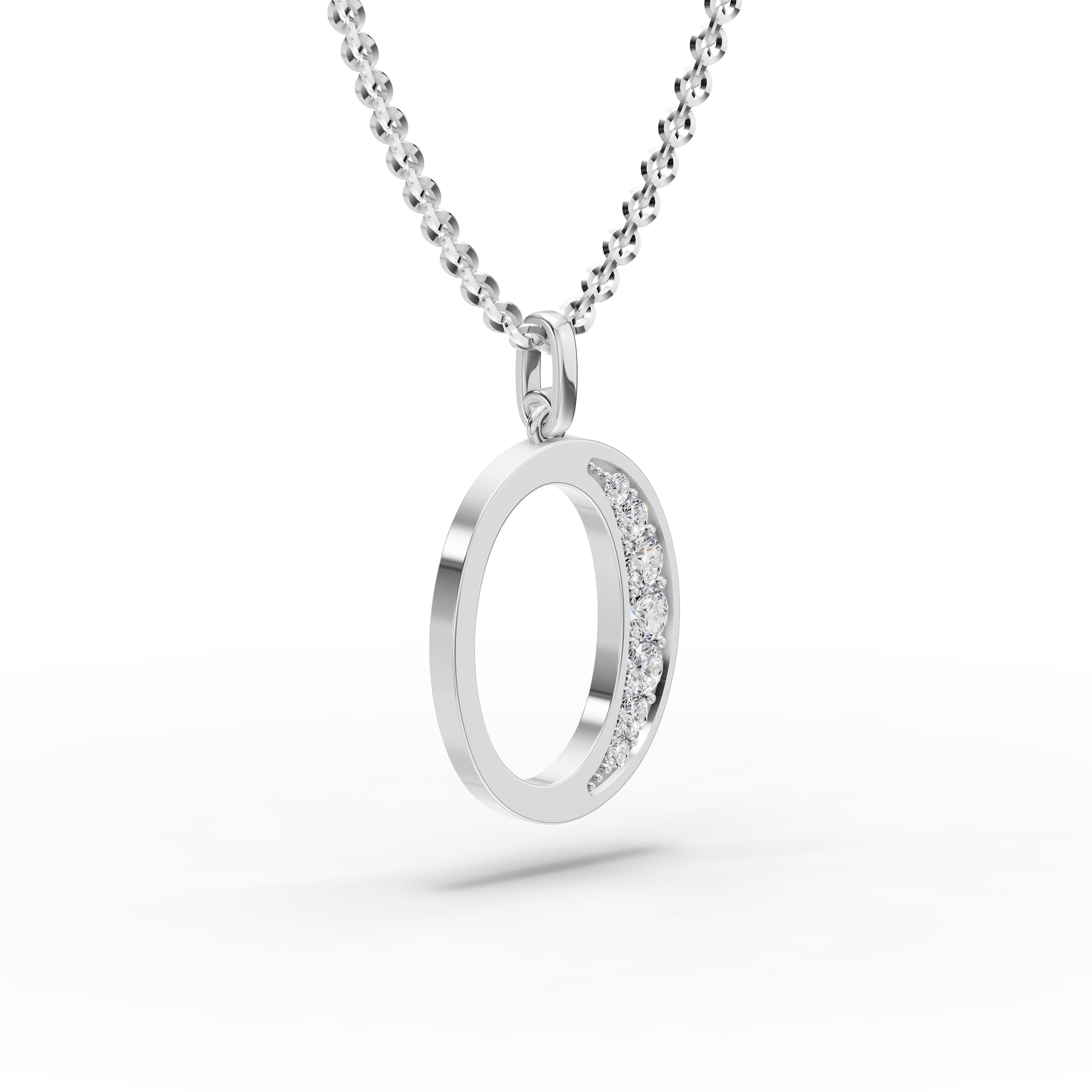 O Initial Script Pendant