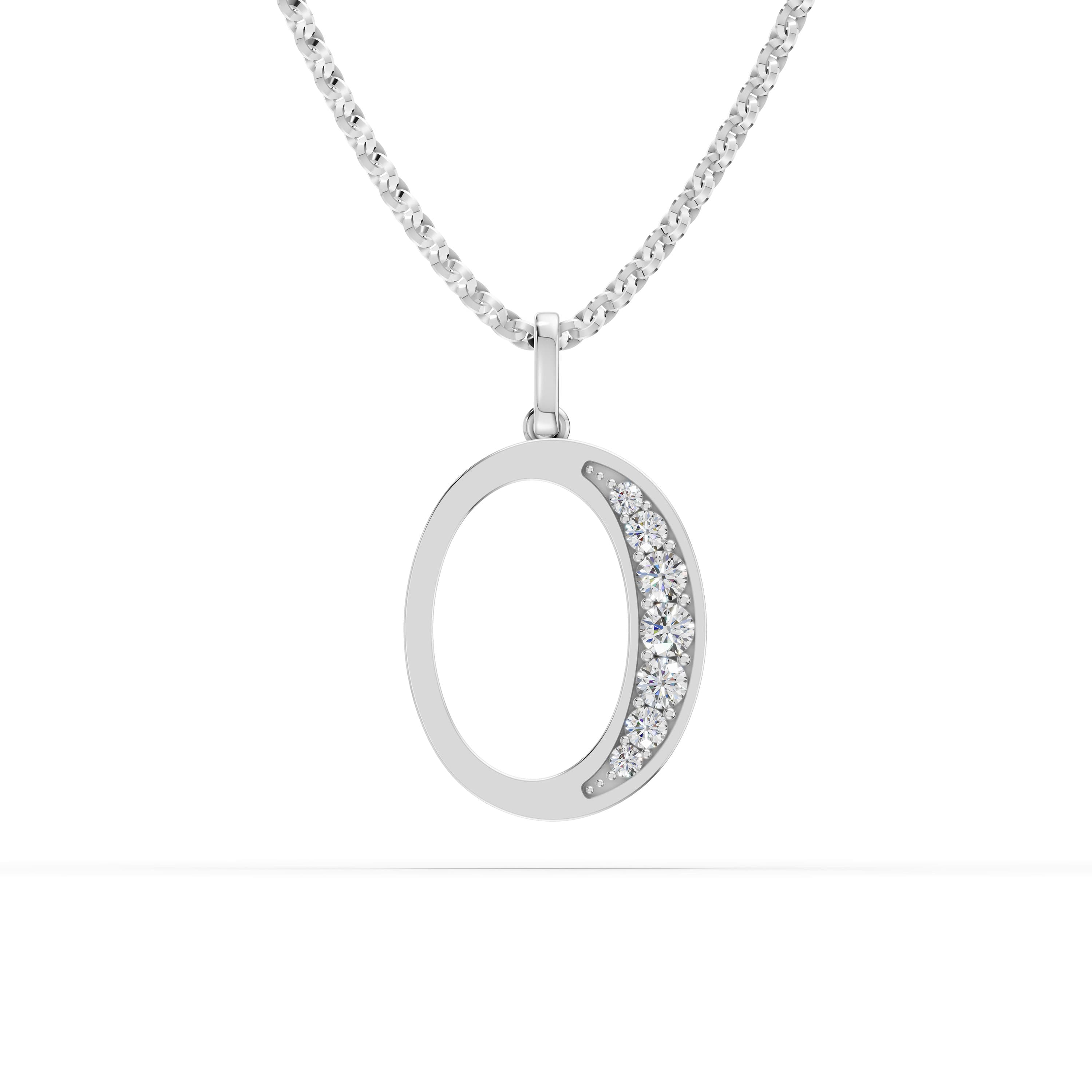 O Initial Script Pendant