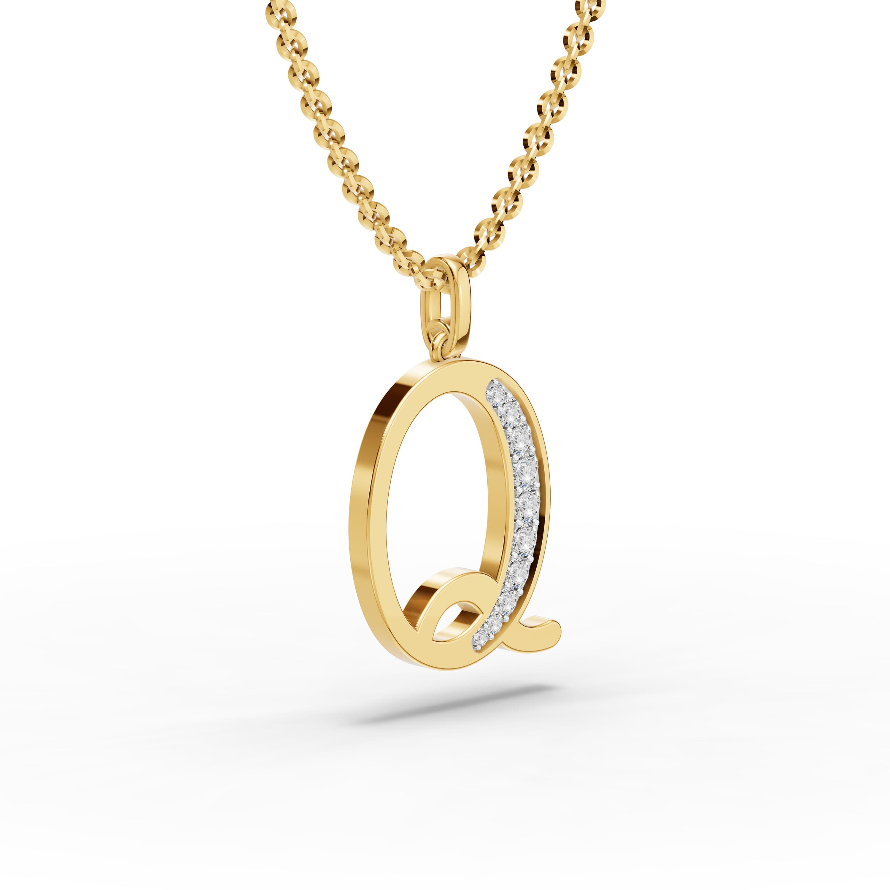 Q Initial Script Pendant