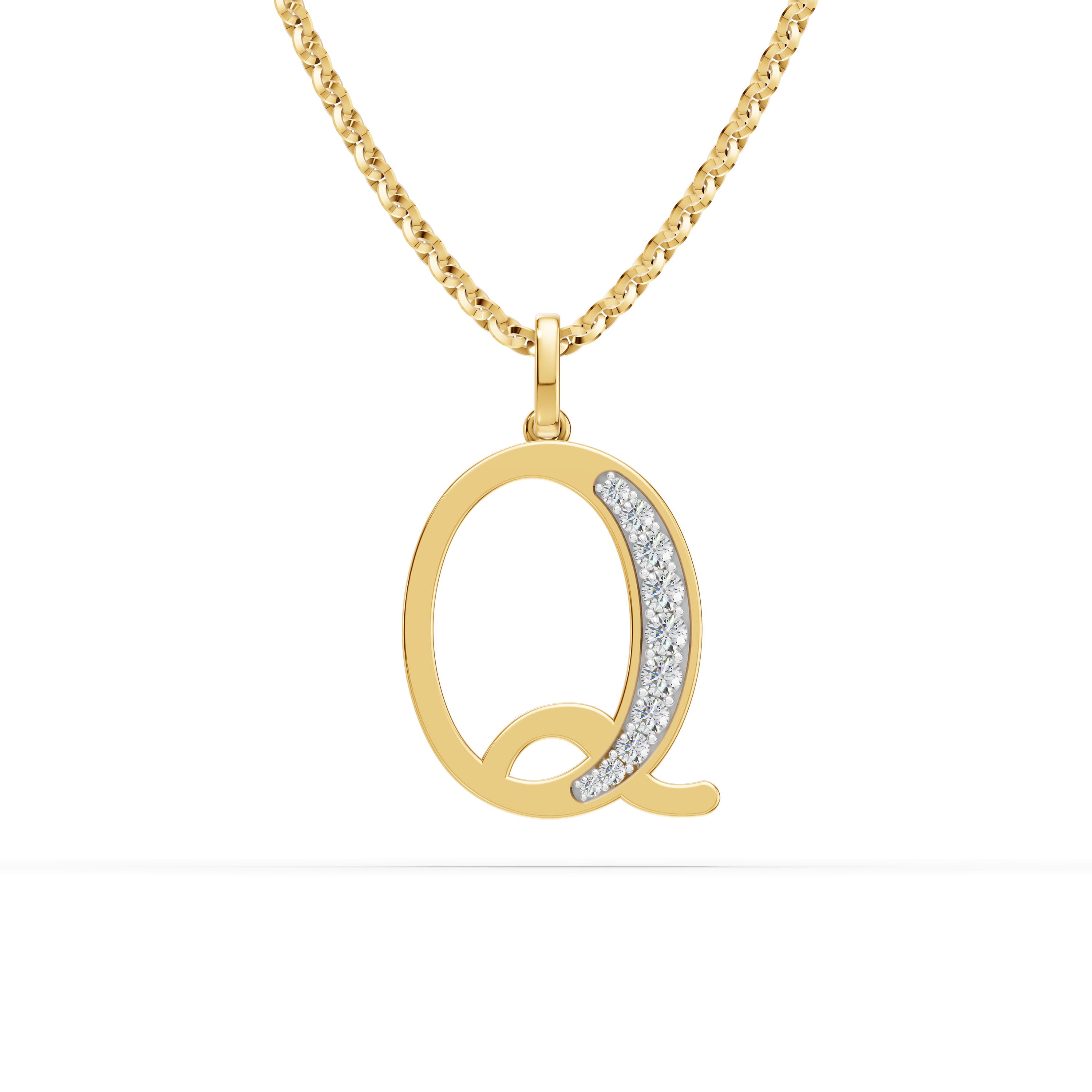 Q Initial Script Pendant