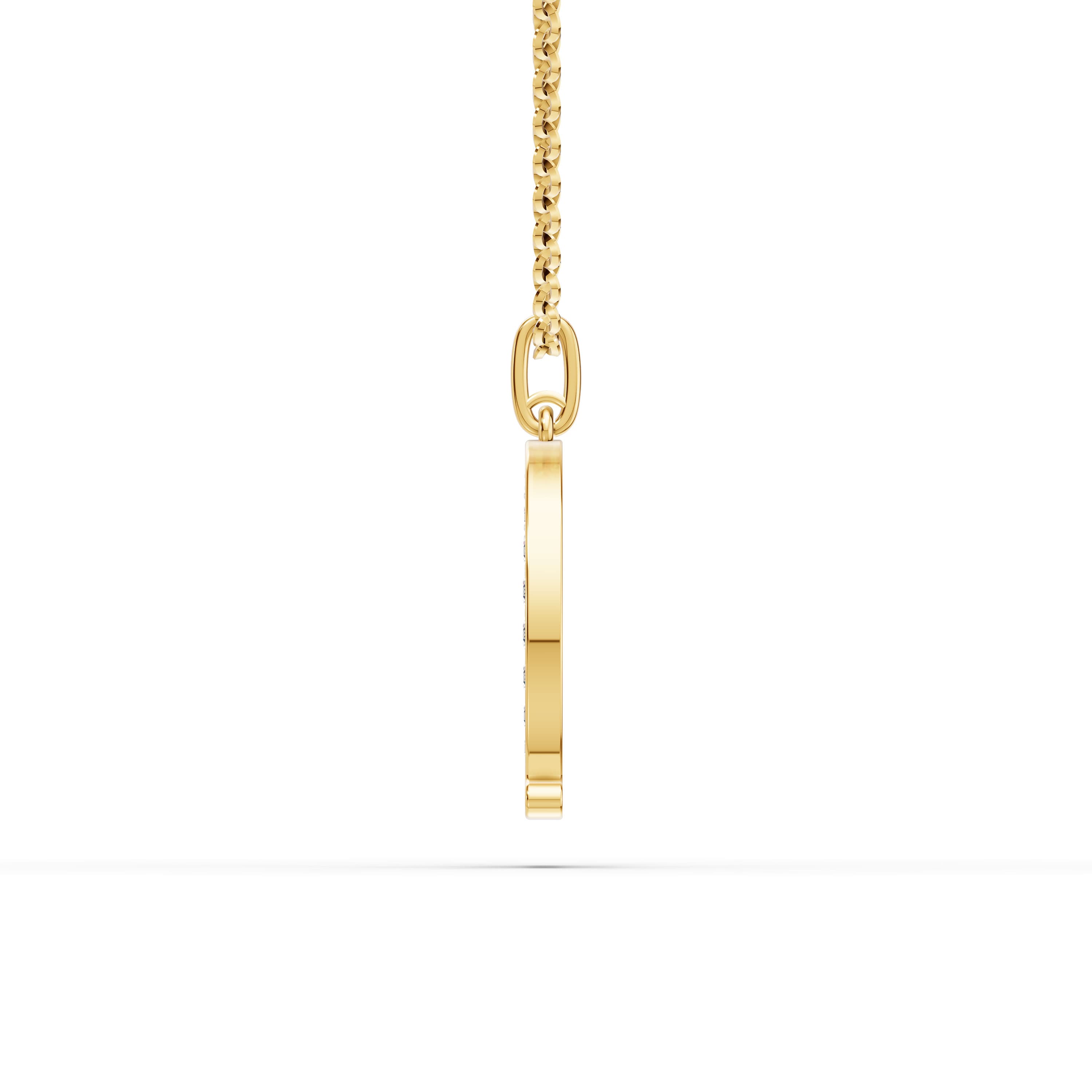 Q Initial Script Pendant