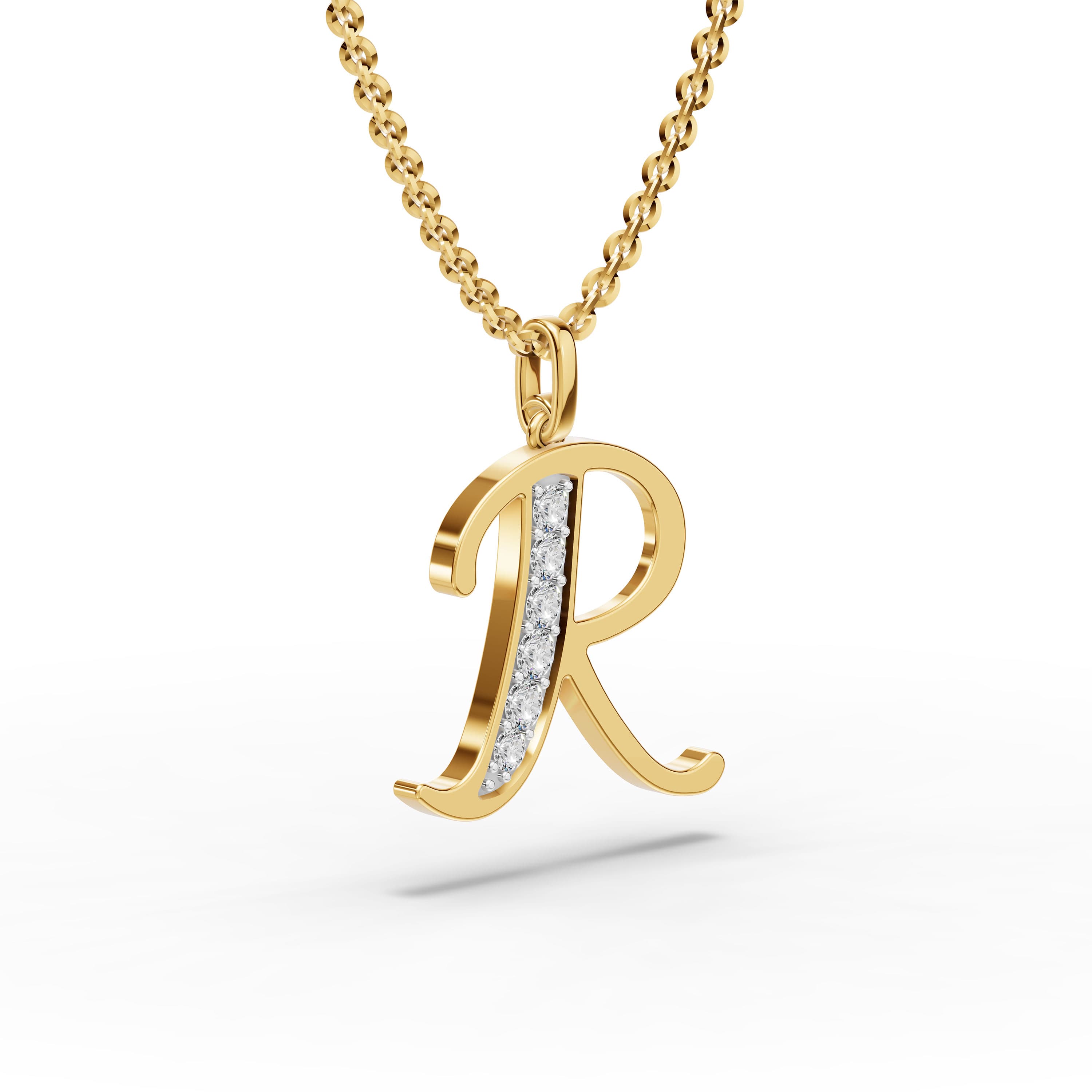 R Initial Script Pendant