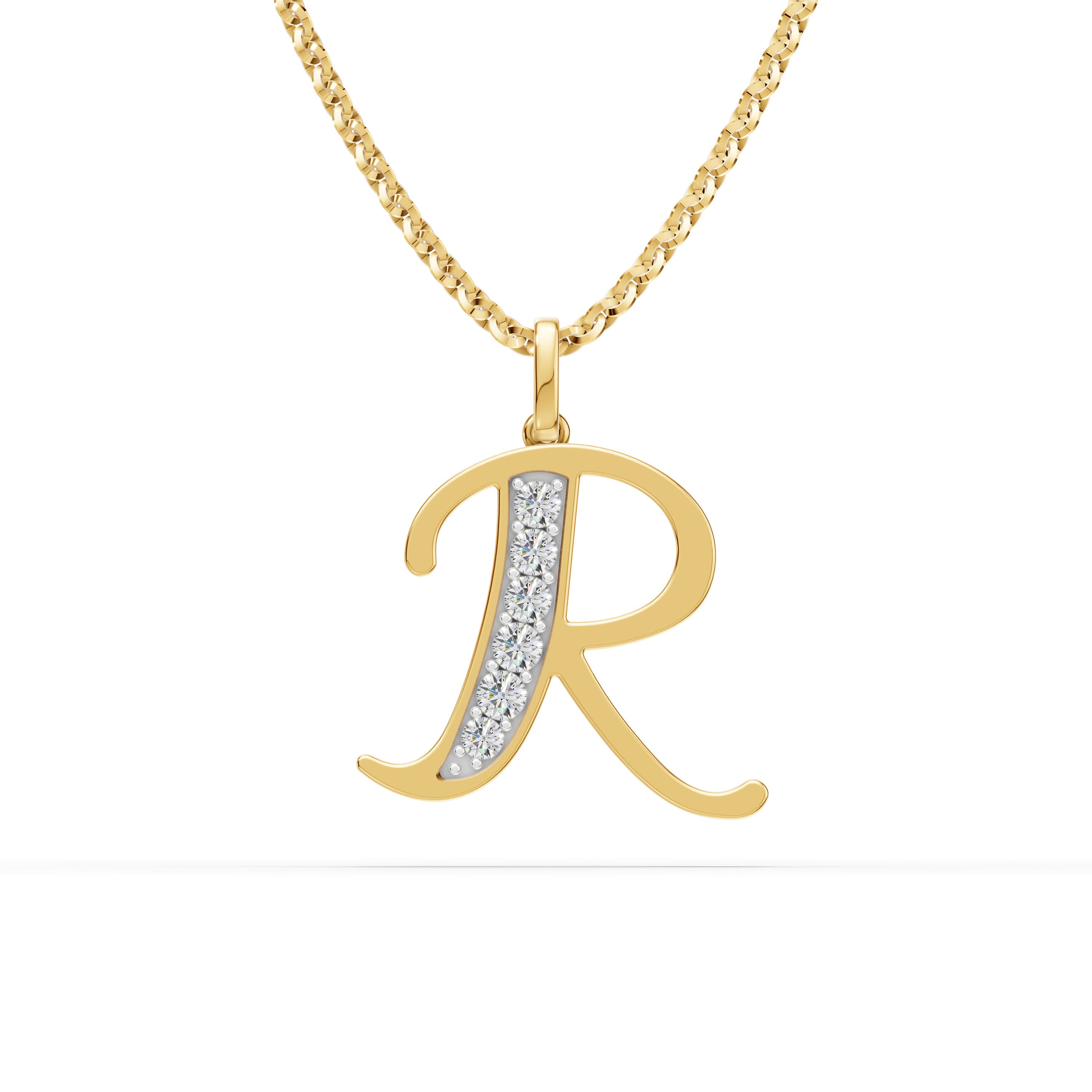 R Initial Script Pendant