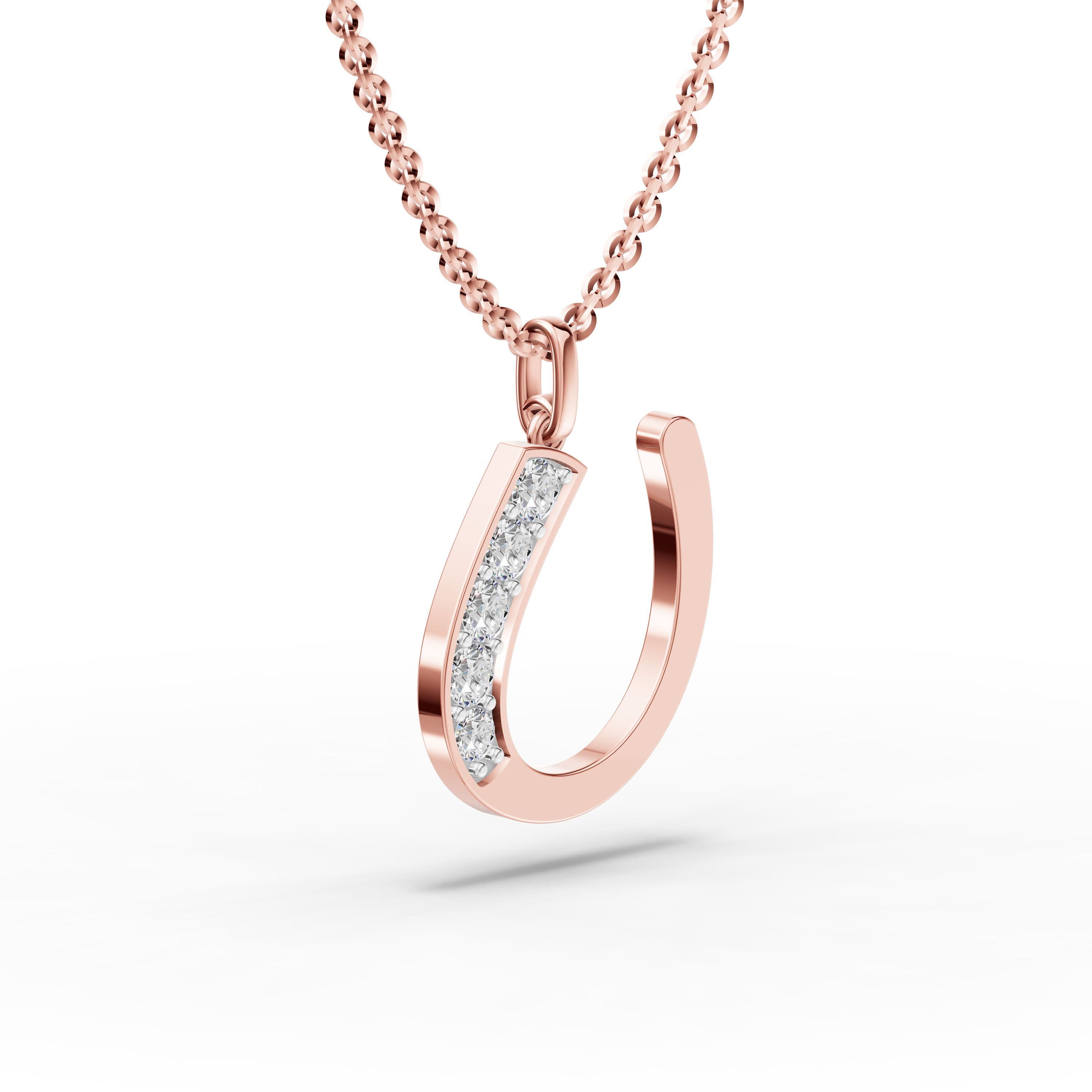 U Initial Script Pendant