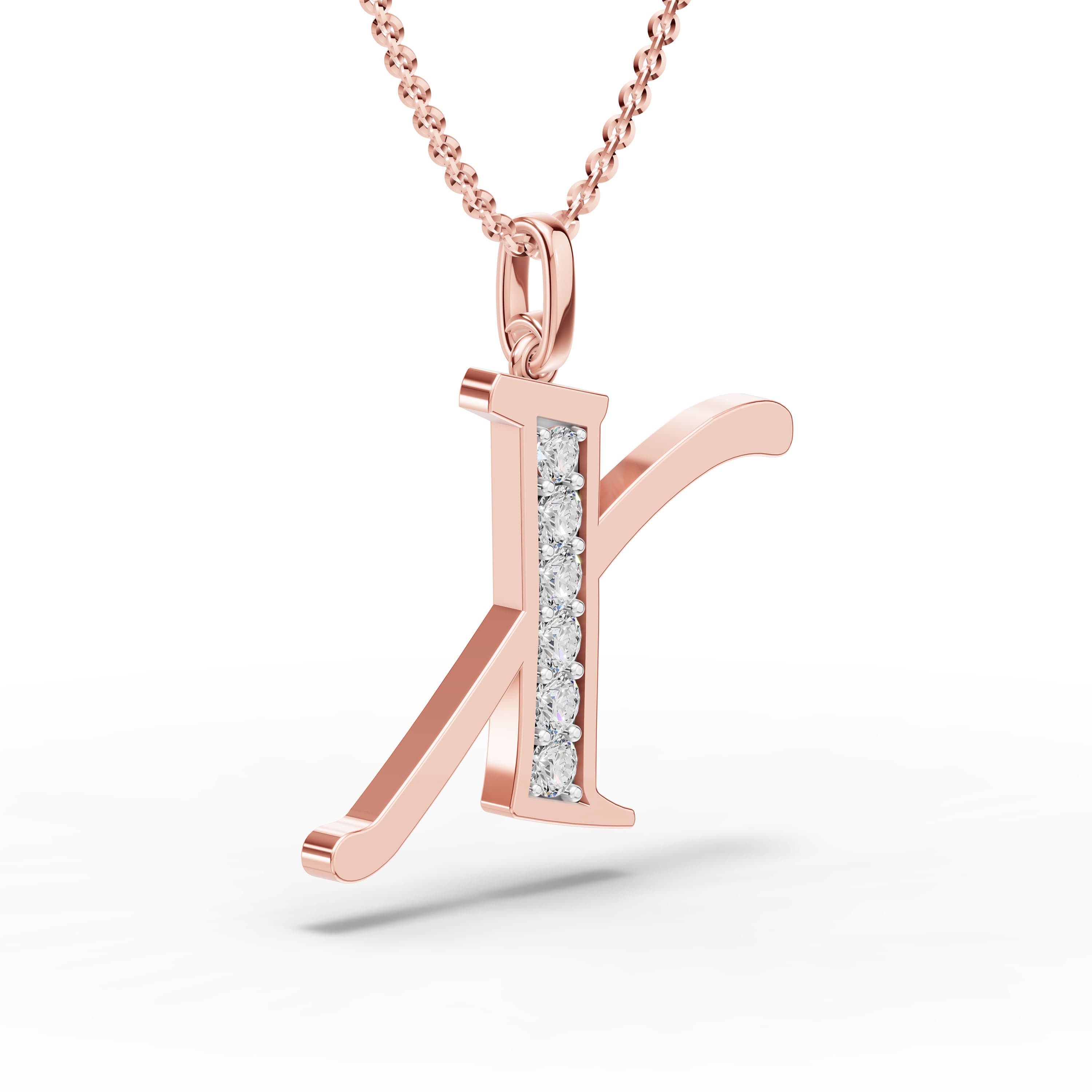 X Initial Script Pendant